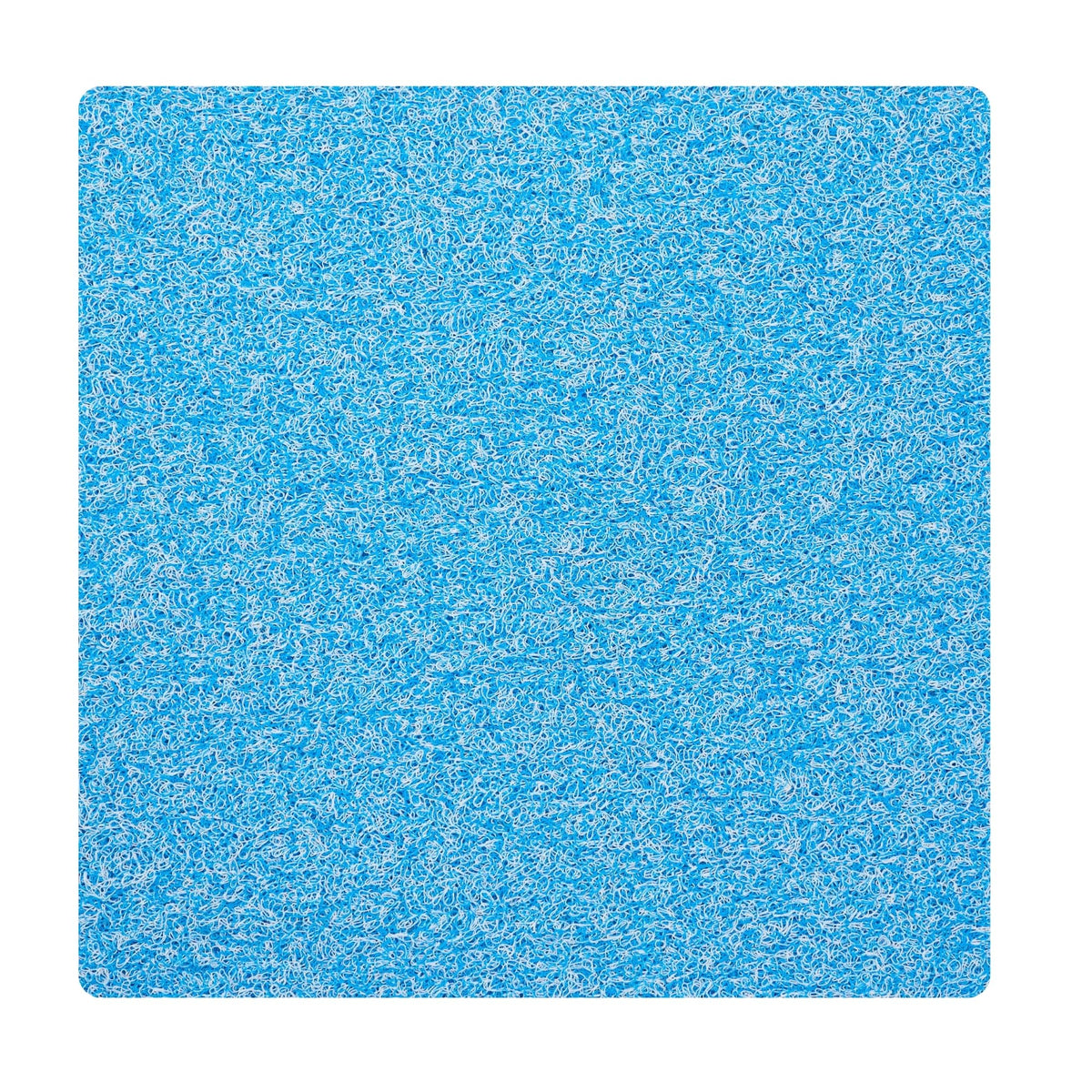 Loofah Square Shower Mat Non Slip - 24X24 Loofah Shower Mats For Showers Anti Slip - Bathroom Shower Mat - In Stall Shower Mat -