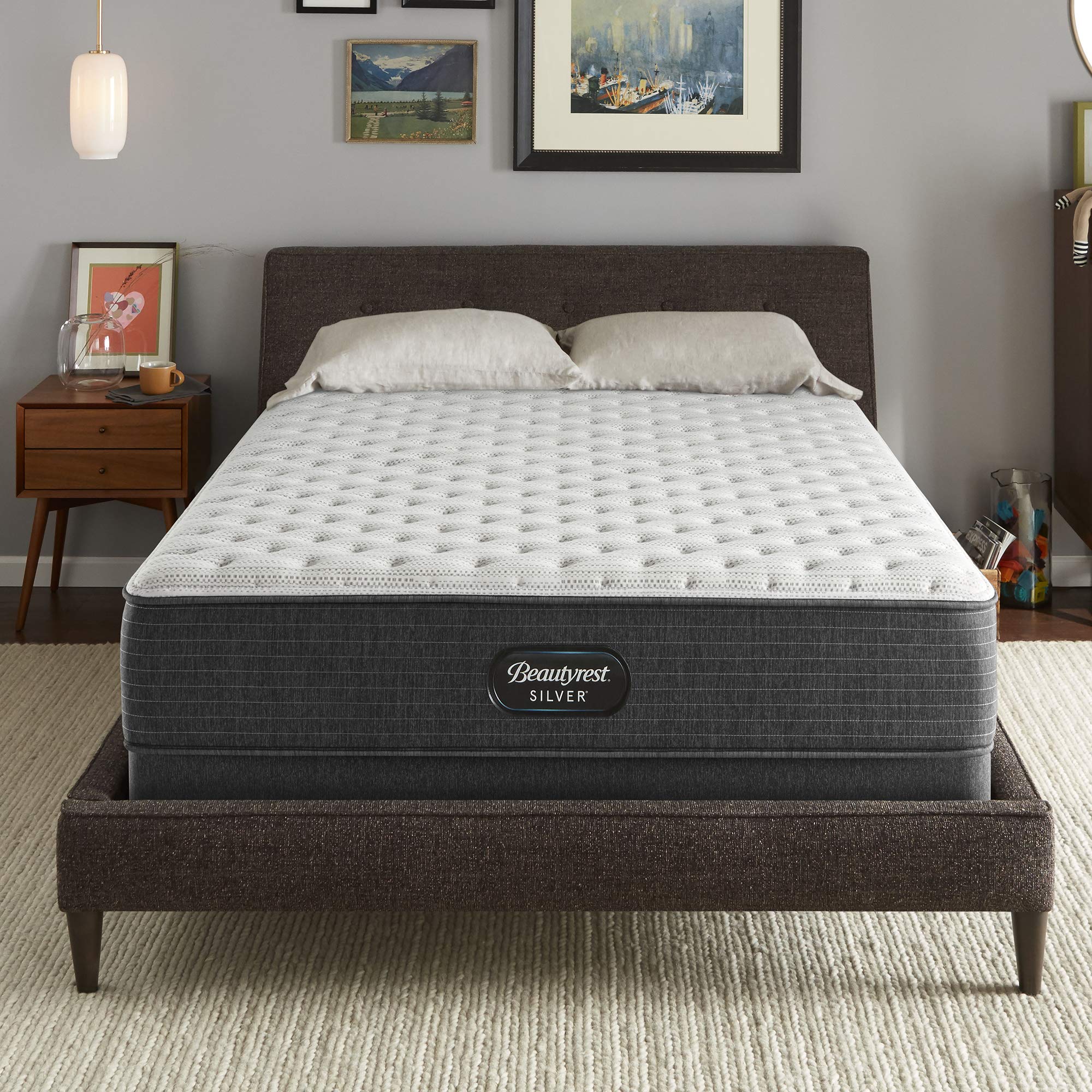 Beautyrest Silver BRS900 12    Extra Firm Twin Mattress, Cooling Technology, Supportive, CertiPUR-US, 100-Night Sleep Trial, 10-