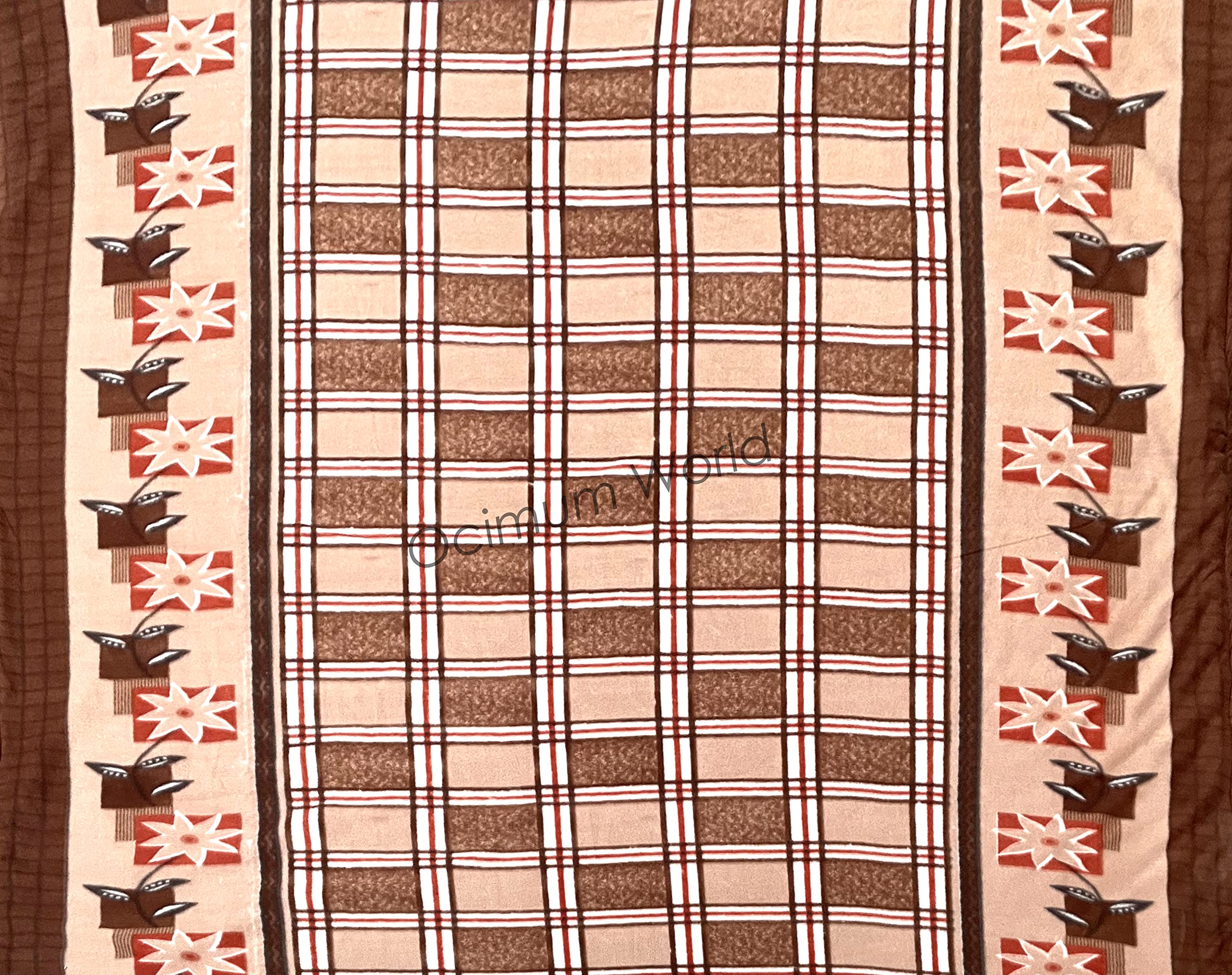 Morado Woollen Heavy Fleece Warm Checkered Double Bedsheet With Two Pillow Covers With Zipper For Winters (90100 Inches, Bright