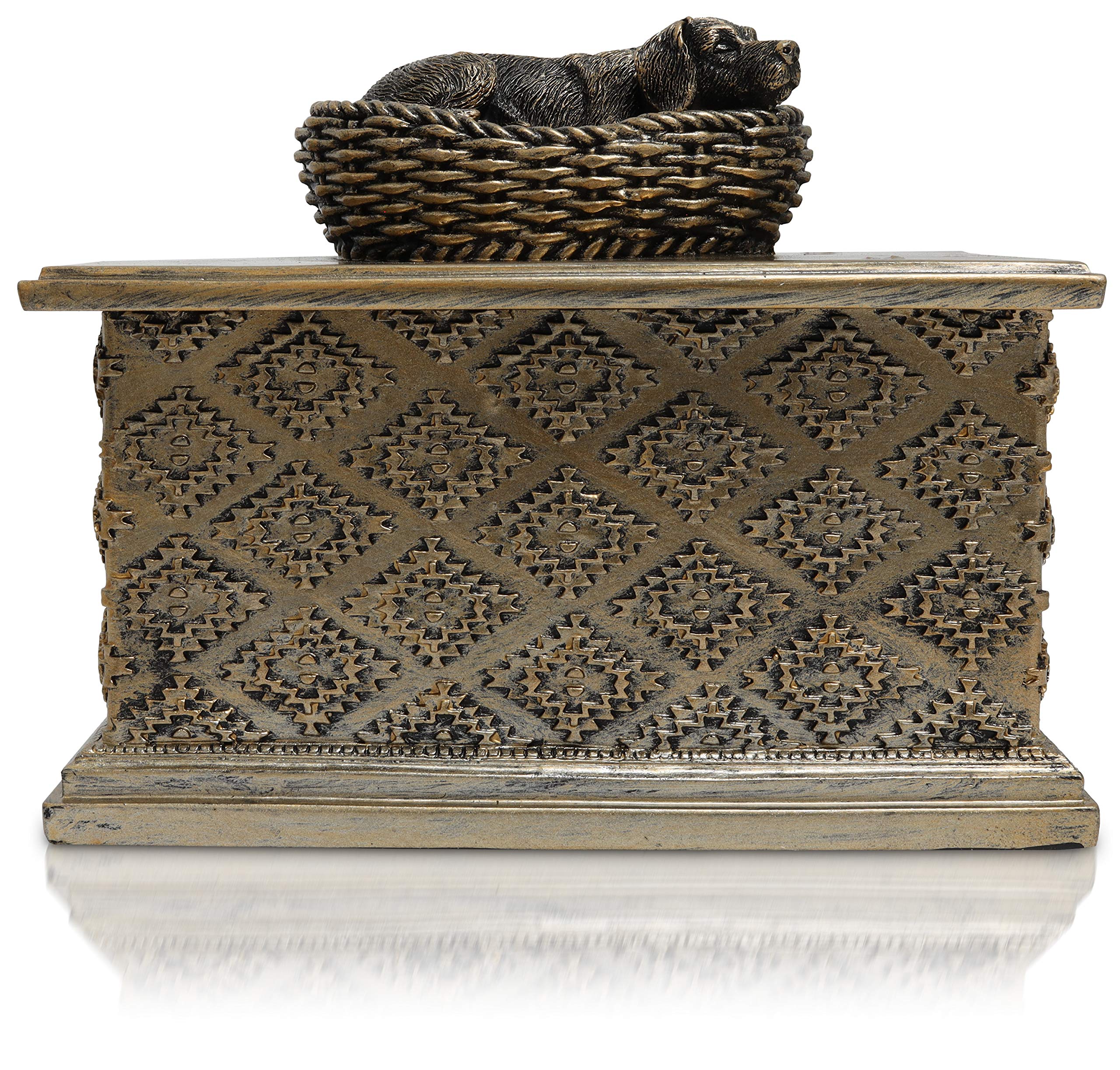 Royal Matter Beloved Dog Memorial Urns - Pet Urn Sympathy Gift Sleeping Cremation Dogs Urn - Pet Ashes Keepsake Memorial Statue