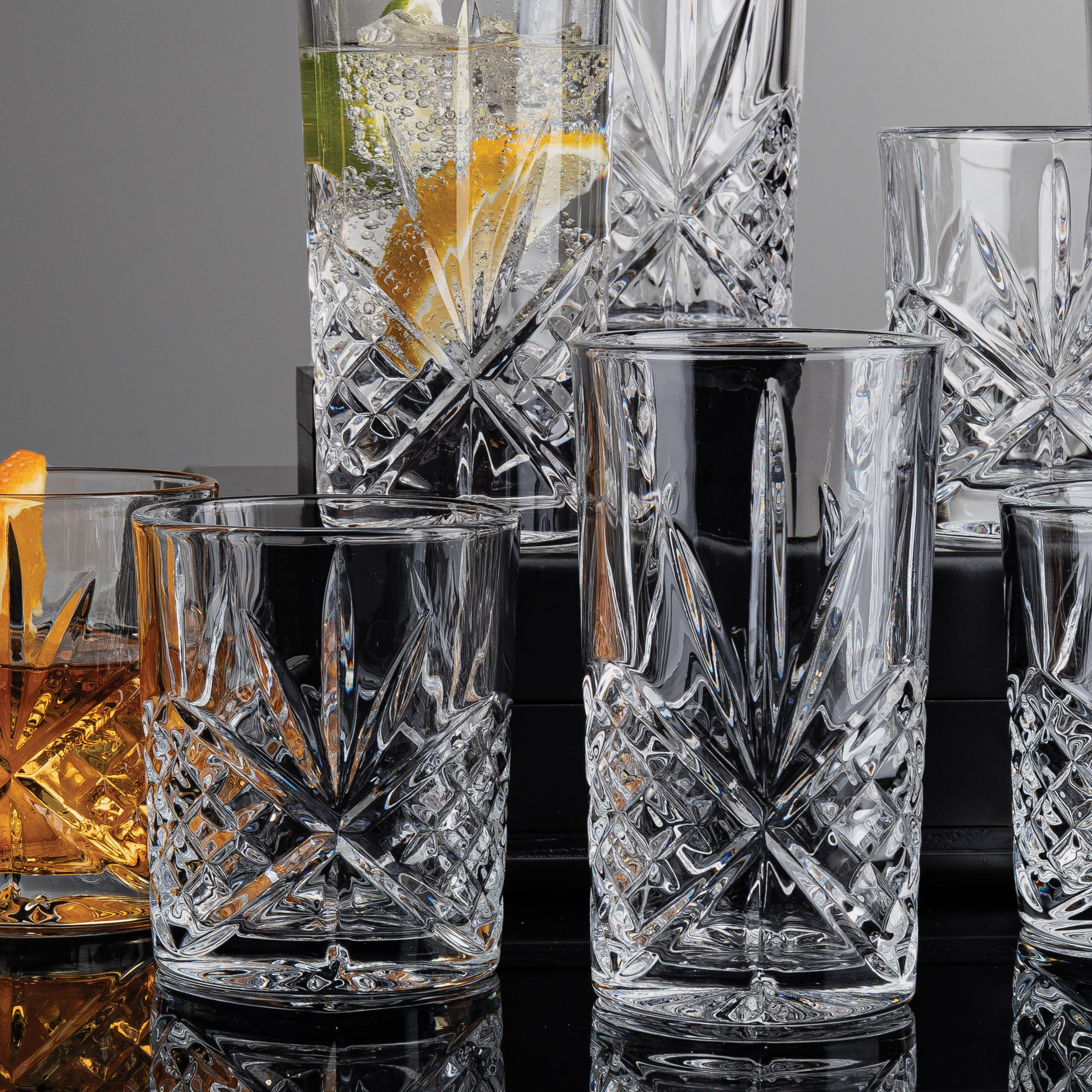 Godinger Set Of 4 Dublin Highball Glasses