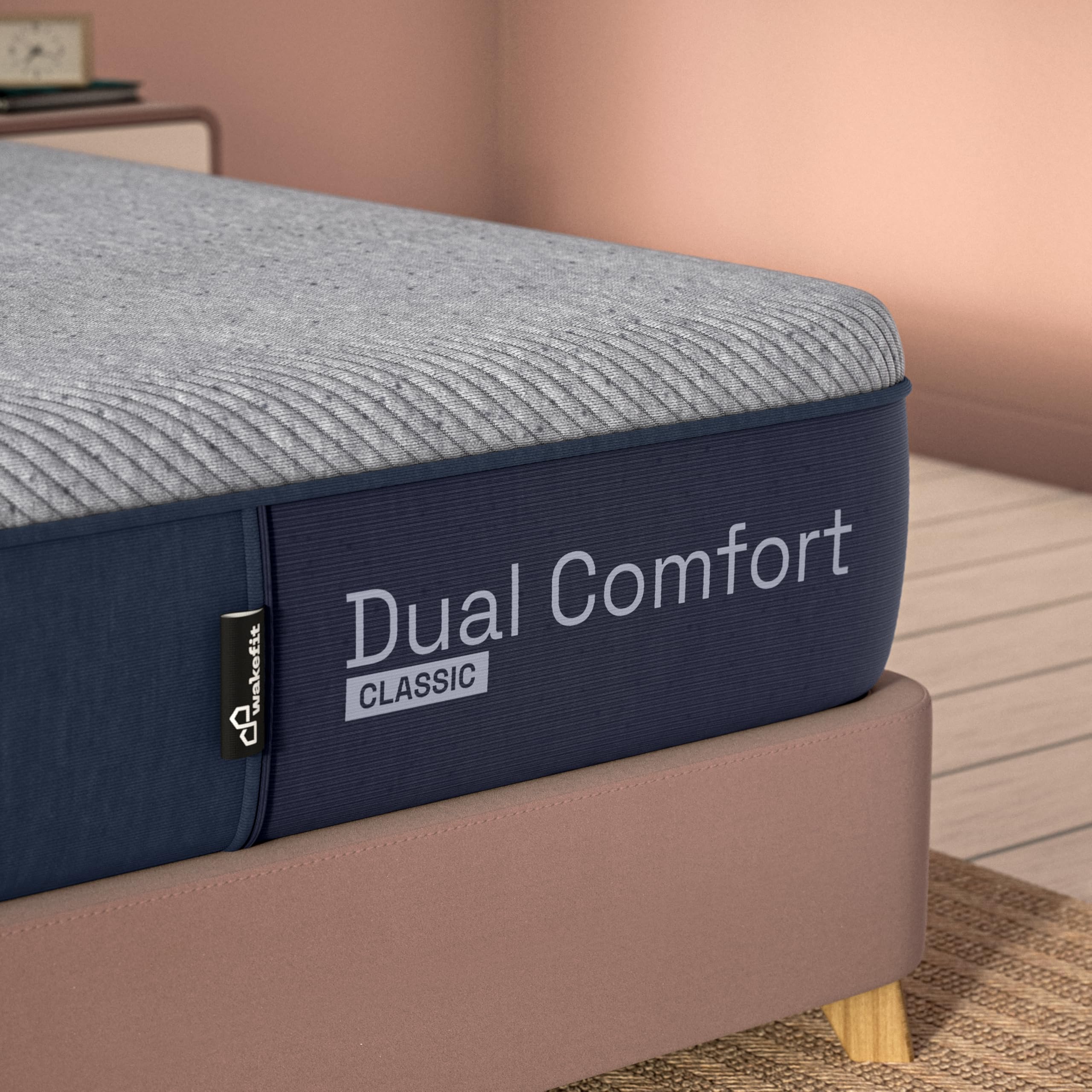 Wakefit Mattress | 7 Years Warranty | Dual Comfort With Hard & Soft Foam, Mattress Queen Size (78X66X6_7 Pressure Zone Foam)