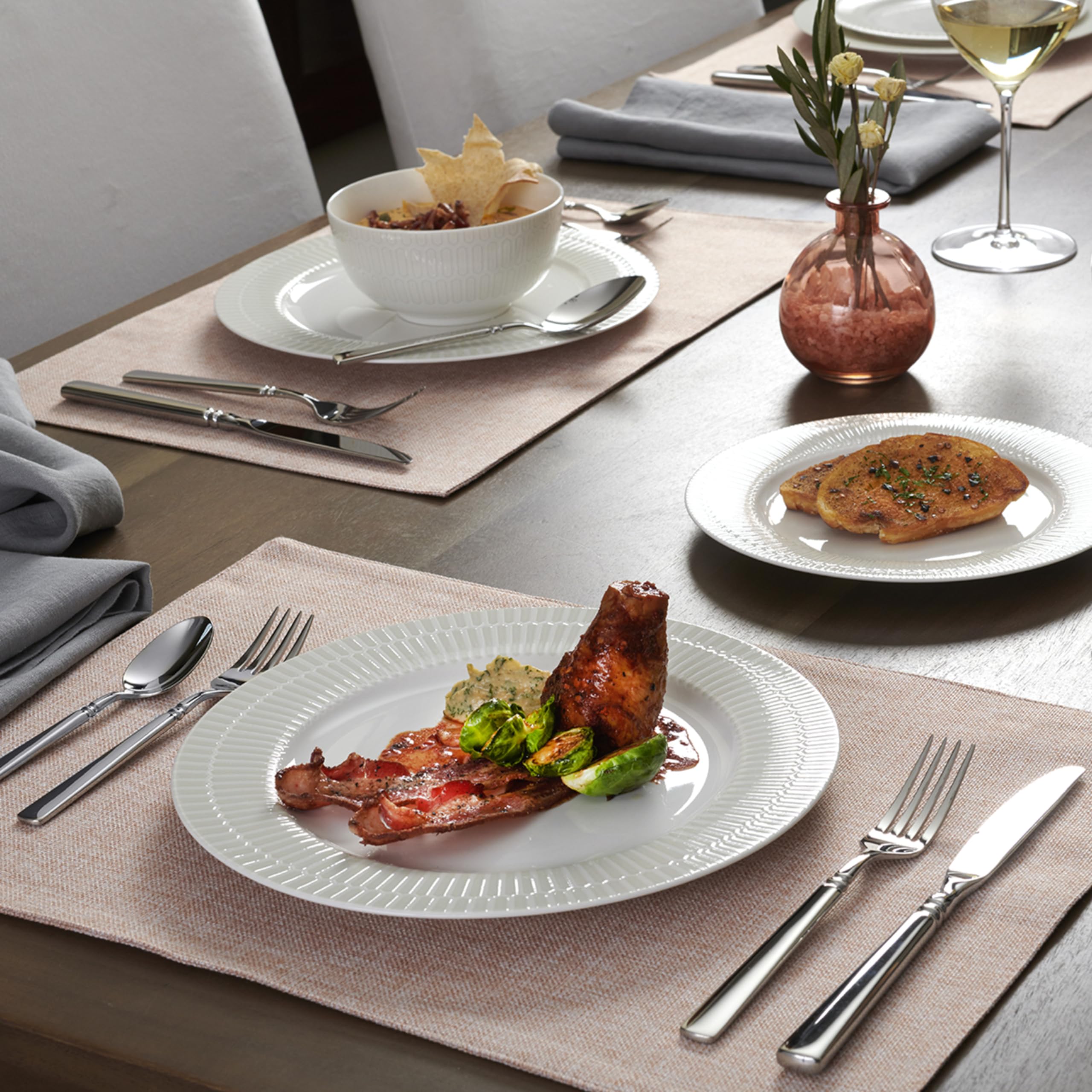 Oneida 2267004G Easton Fine Flatware Dinner Forks, Set Of 4