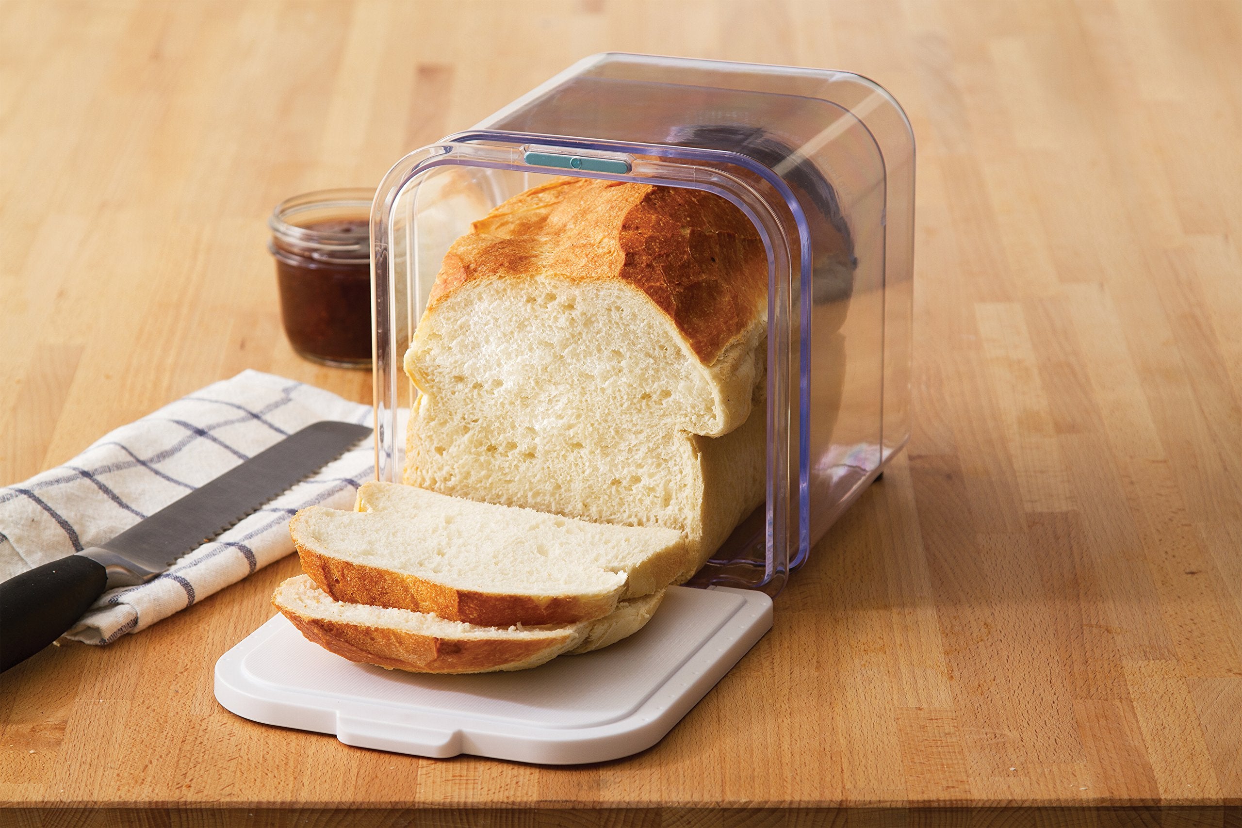 Prepworks By Progressive Bread Prokeeper, Pks-800 Adjustable Air Vented Bread Storage Container, Expandable Bread Holder