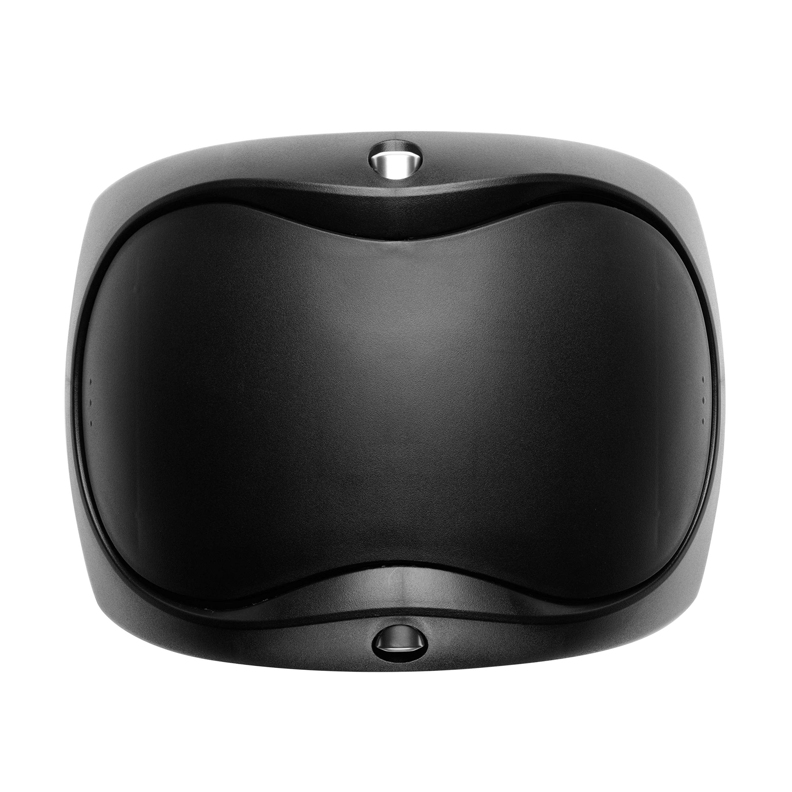 Simplehuman 60 Liter / 16 Gallon Swing Lid Trash Can, Black Plastic