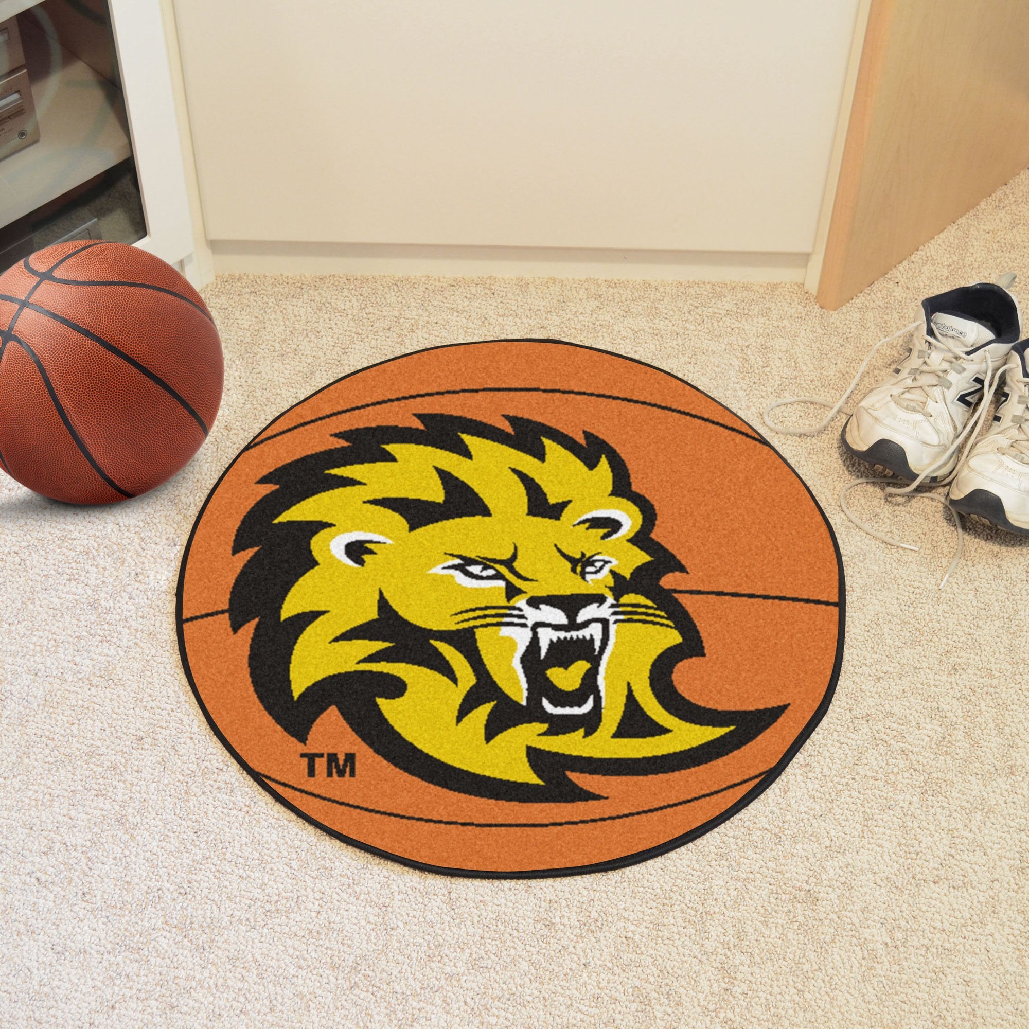 Southeastern Louisiana Basketball Mat 27 diameter