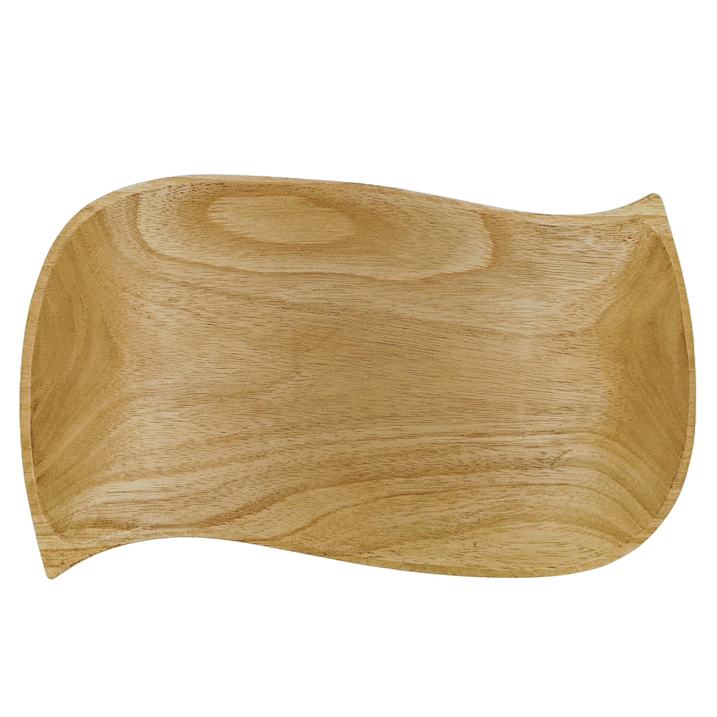 Fernhaus Wooden Handcrafted BirdShaped Serving TrayWooden Tray For DecorationKitchen DecorMehogani Wood, Perfect For Serving