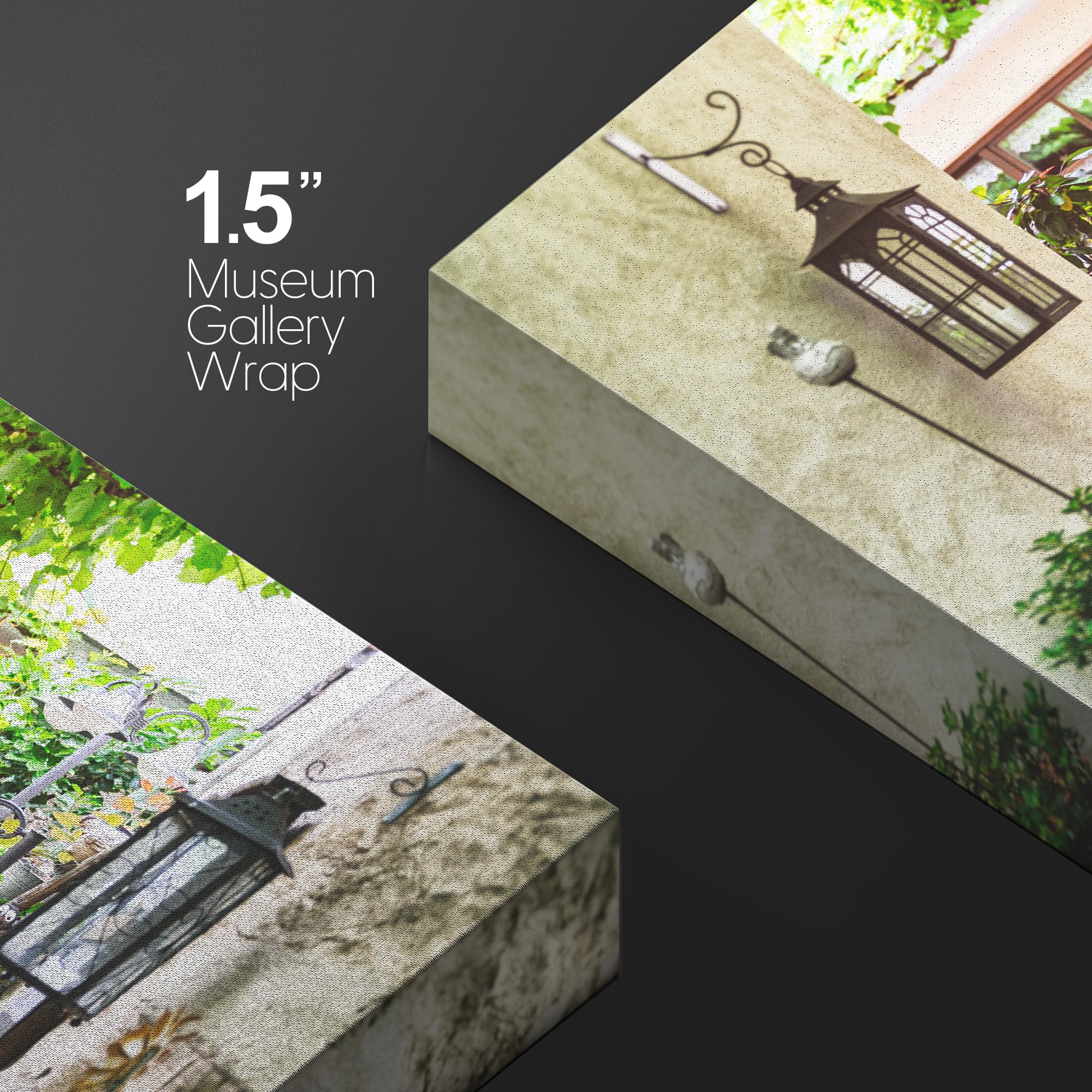 Wall26 Canvas Print Wall Art European Cafe Restaurant Terrace Patio Food Cityscape Photography Modern Art Rustic Scenic Relax/Ca