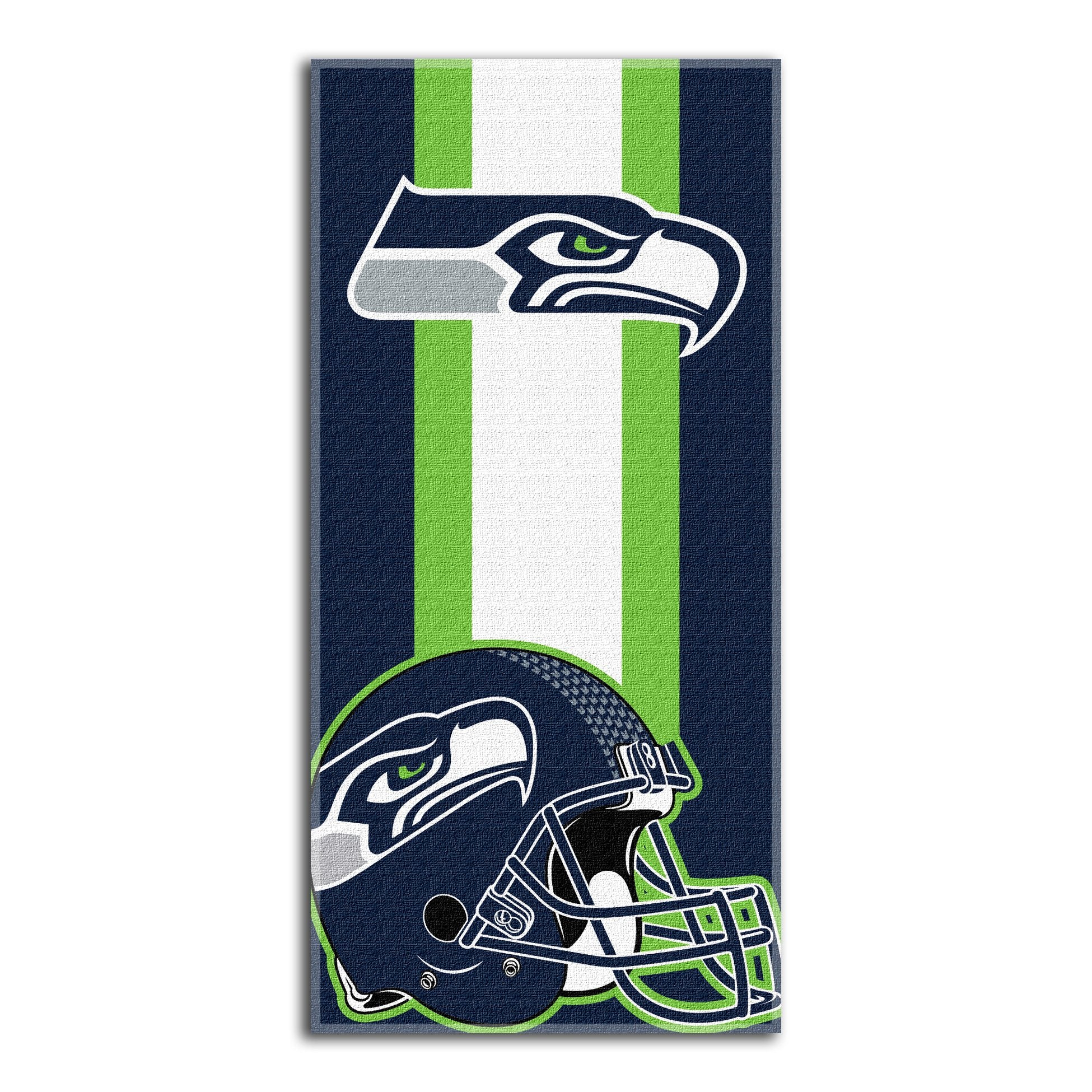 Northwest Nfl Seattle Seahawks Beach Towel, 30 X 60, Zone Read