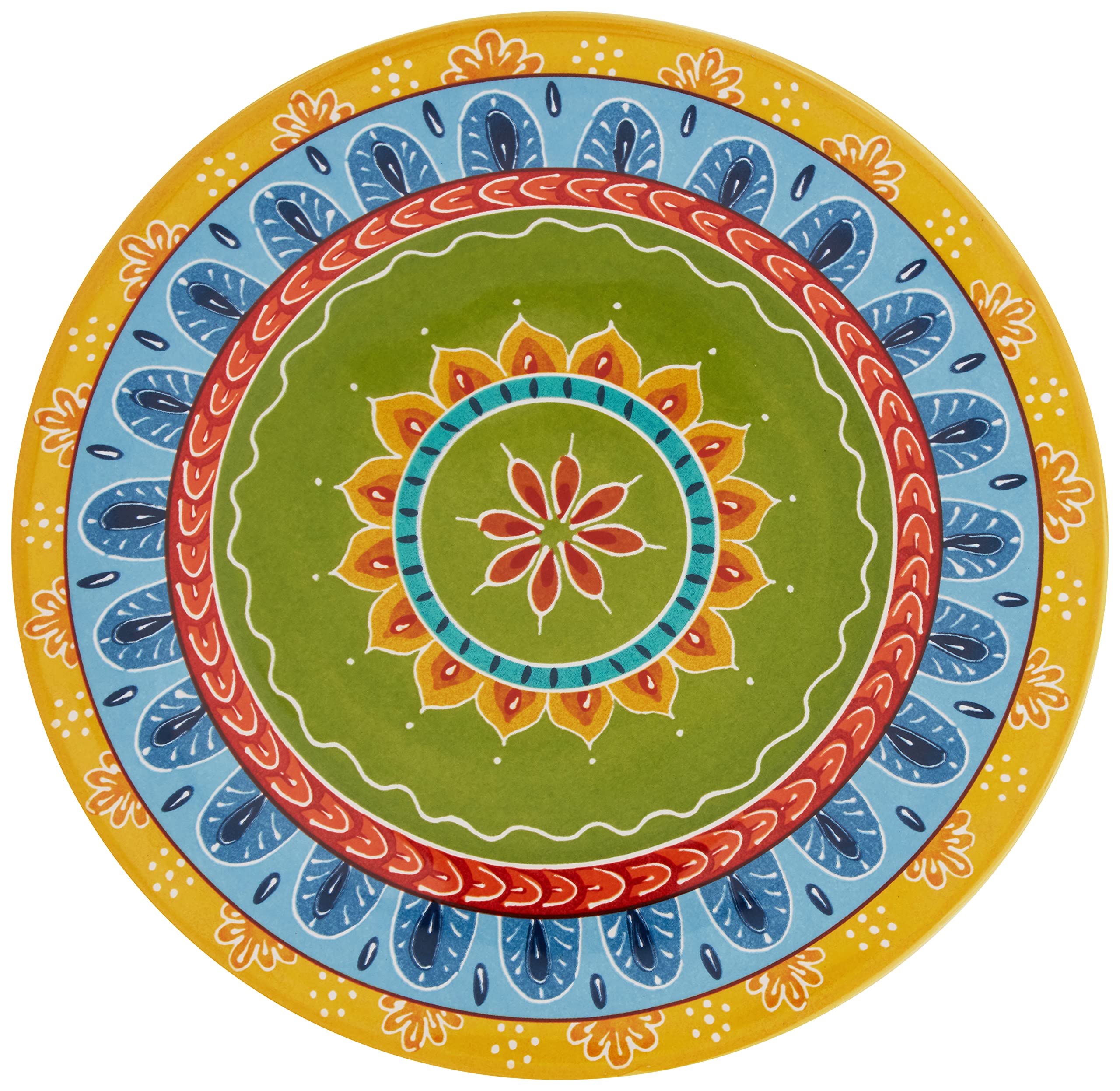 Certified International Valencia Dessert Plates (Set Of 4), 8.75'', Multicolor