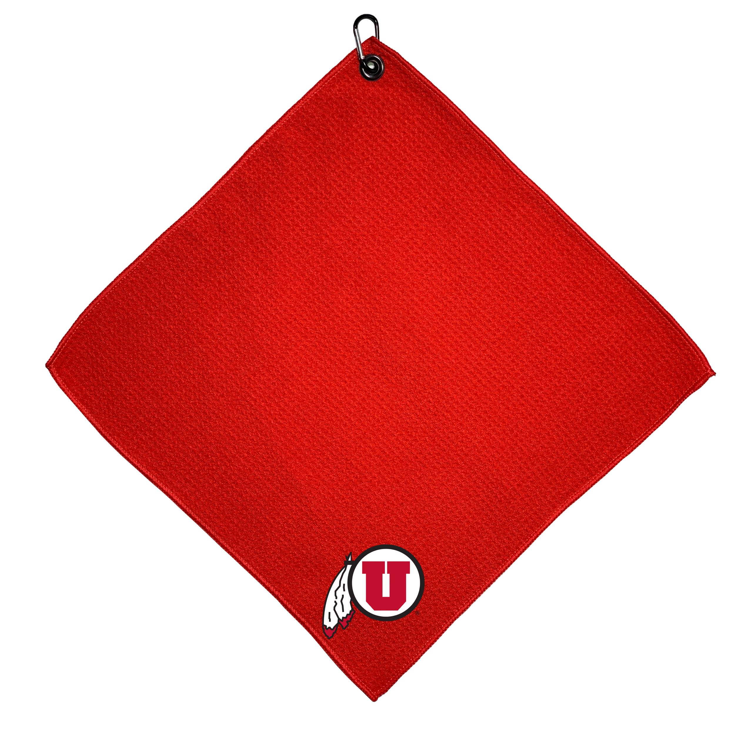 Team Golf NCAA Utah Utes Microfiber Golf Towel, 15x15 (Multicolor)