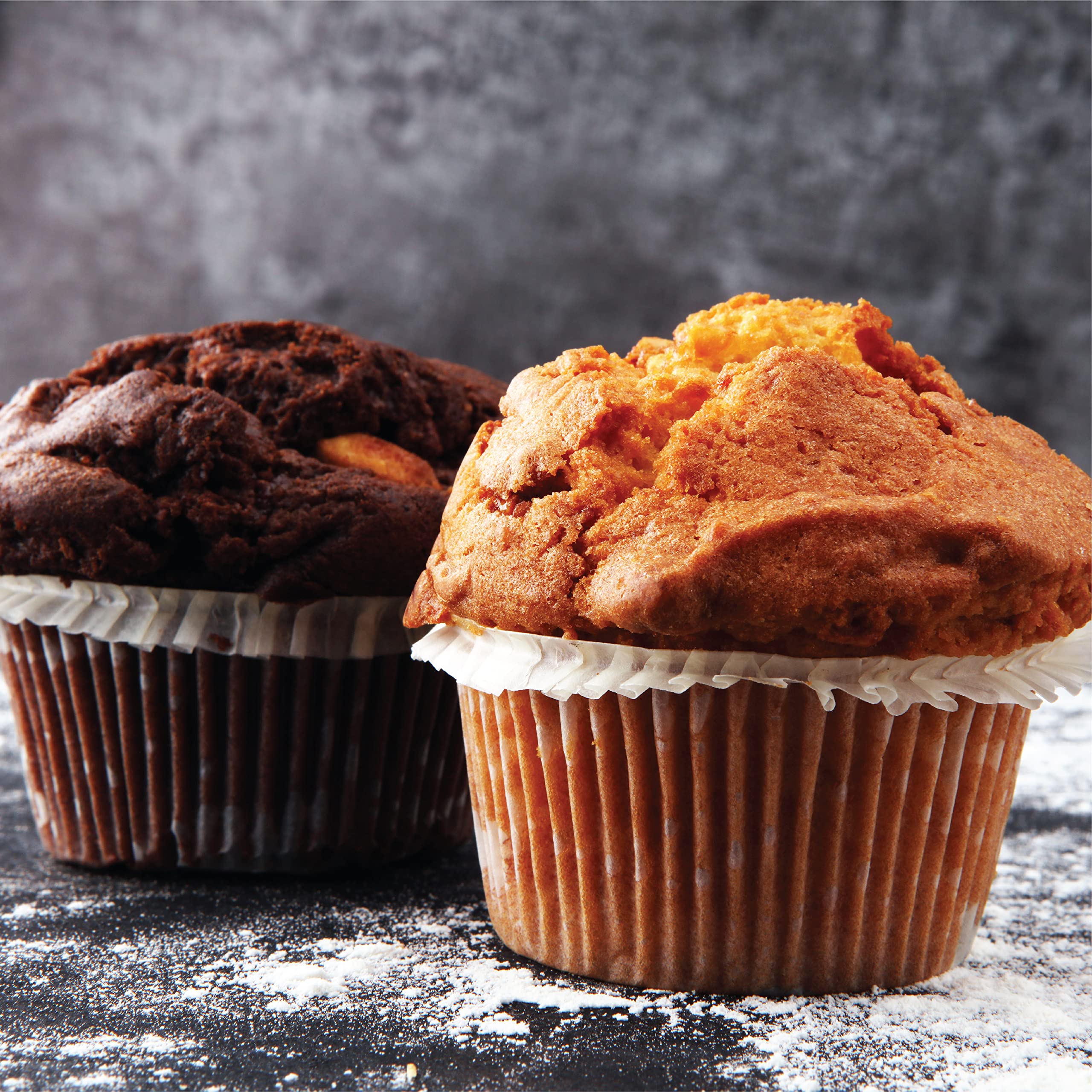 Baker'S Secret 12Cup Muffin Pan Cupcake Nonstick Pan - Aluminized Steel Pan Muffins Cupcakes 2 Layers Non Stick Coating Easy Rel