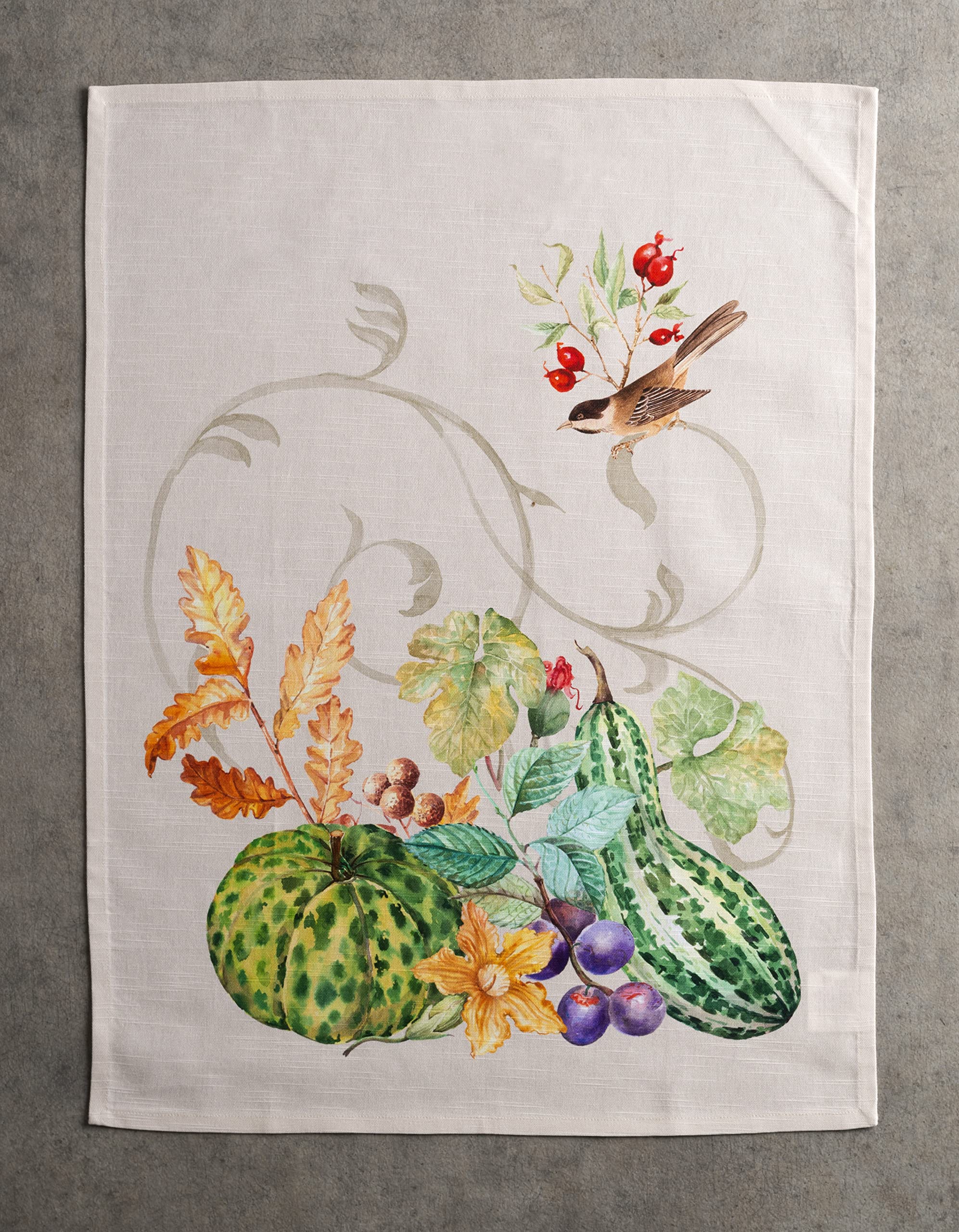 Maison D' Hermine Dish Cloth 100% Cotton Set Of 3 Quick Drying Dish Towels For Gifts, Dining, Kitchen, Parties & Tea, Lumina - T