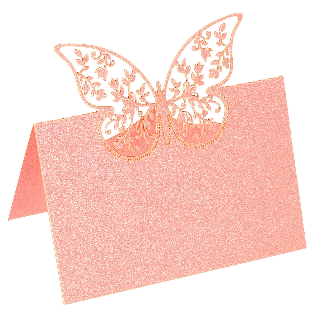 Patikil Table Name Place Cards, 25Pcs Favor Decor Hollow Butterfly Cut Design Blank Card For Wedding Party Seating Place Cards,