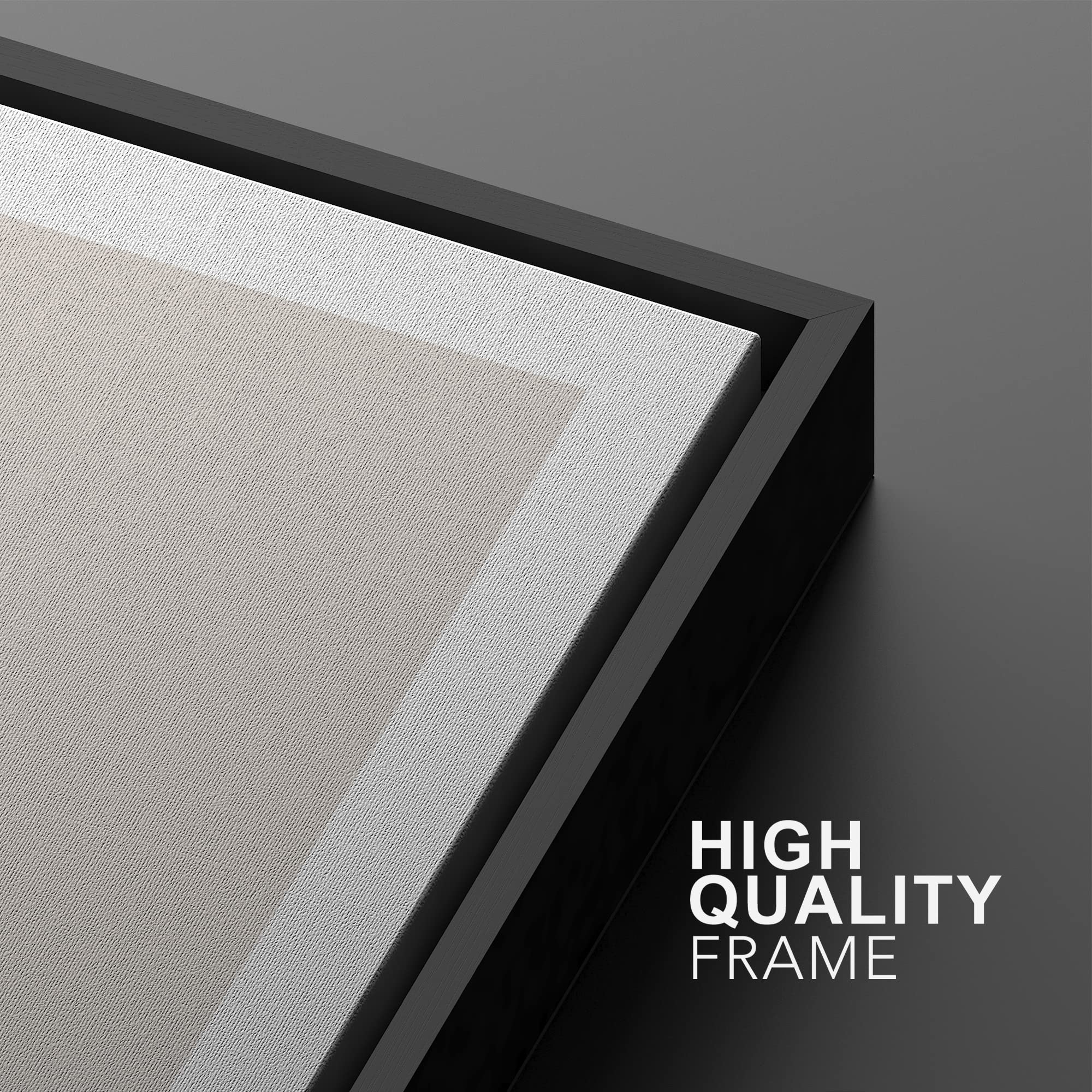 SIGNWIN Framed Wall Art Print Set Black and Brown Lines Over Tan Background Abstract Swirly Digital Art Modern Art Mid-Century Modern Expressive for Living Room  Bedroom  Office - 16''x24''x2 Black