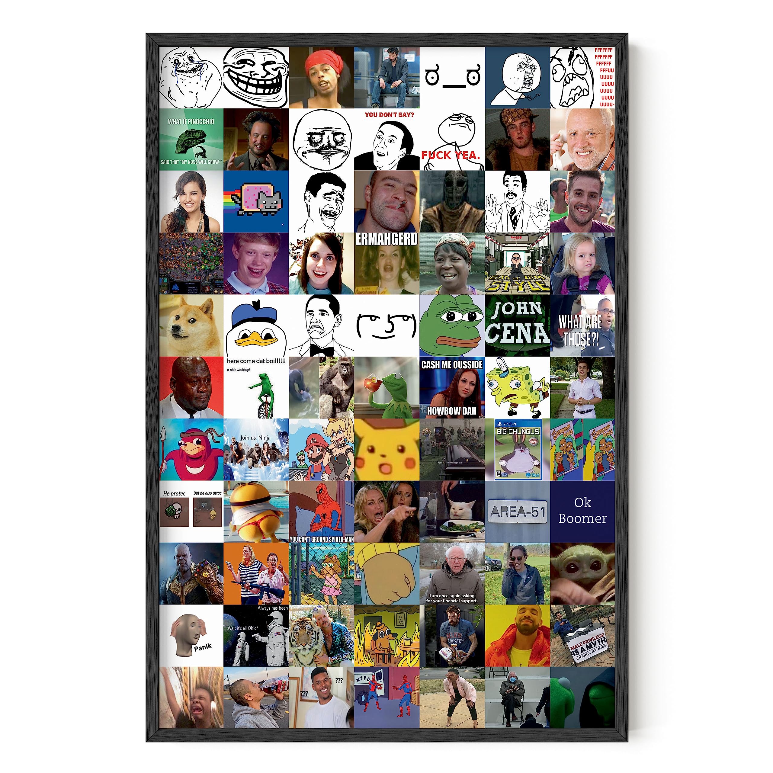 Haus And Hues Framed Wall Art Funny, Funny Wall Art, Dorm Wall Art Posters, Meme Wall Art, Meme Sign, Quirky Home Decor, Bathroo