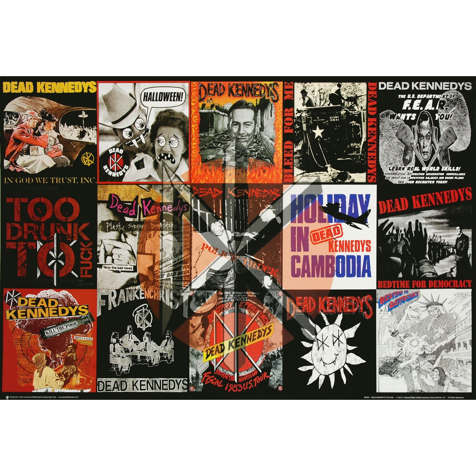 Dead Kennedys - Album Covers Collage - Officially Licensed - Poster - 24'' X 36''