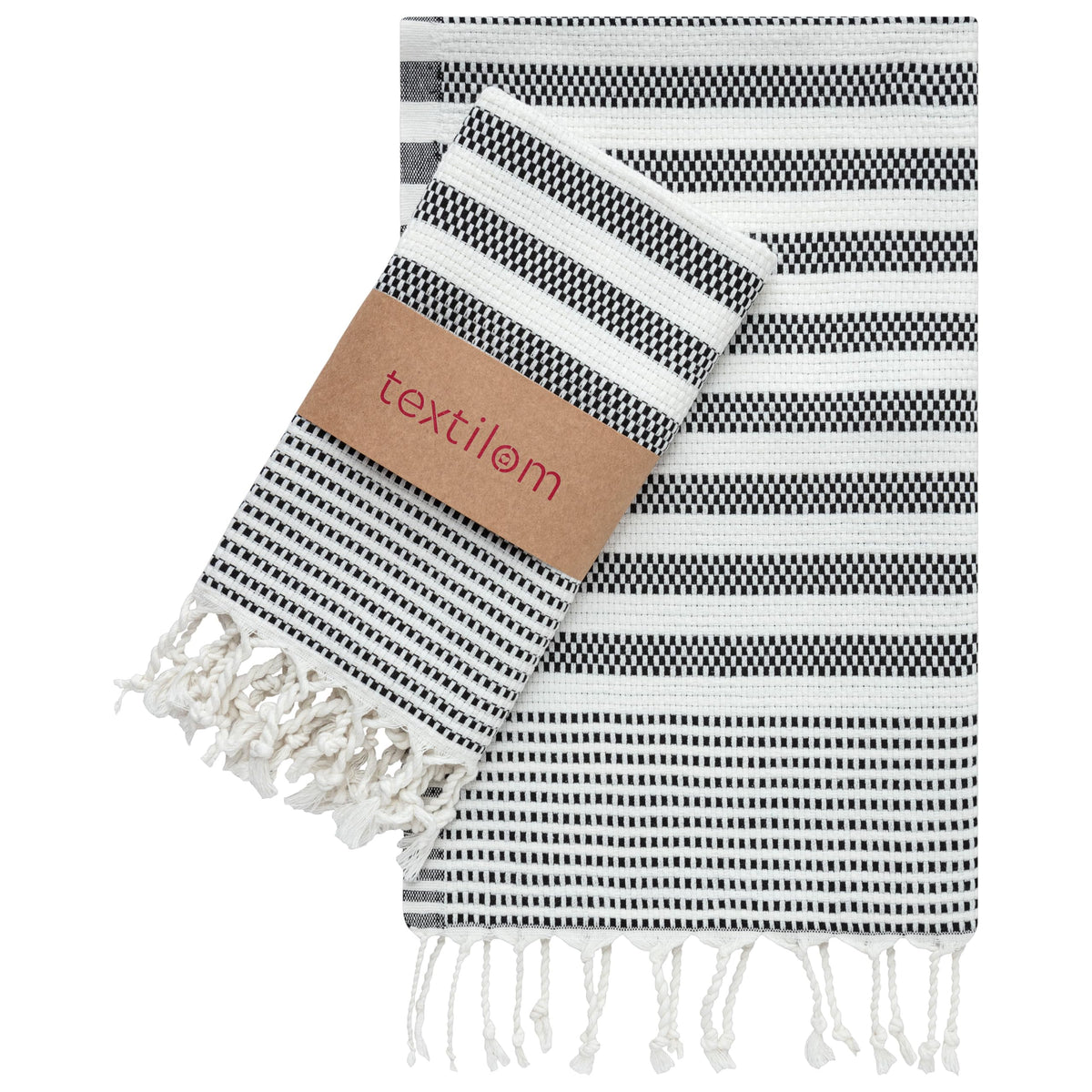 Textilom Turkish Hand Towels For Bathroom Set Of 2 I Bathroom Hand Towels & Kitchen Hand Towels & Decorative Hand Towels For Bat