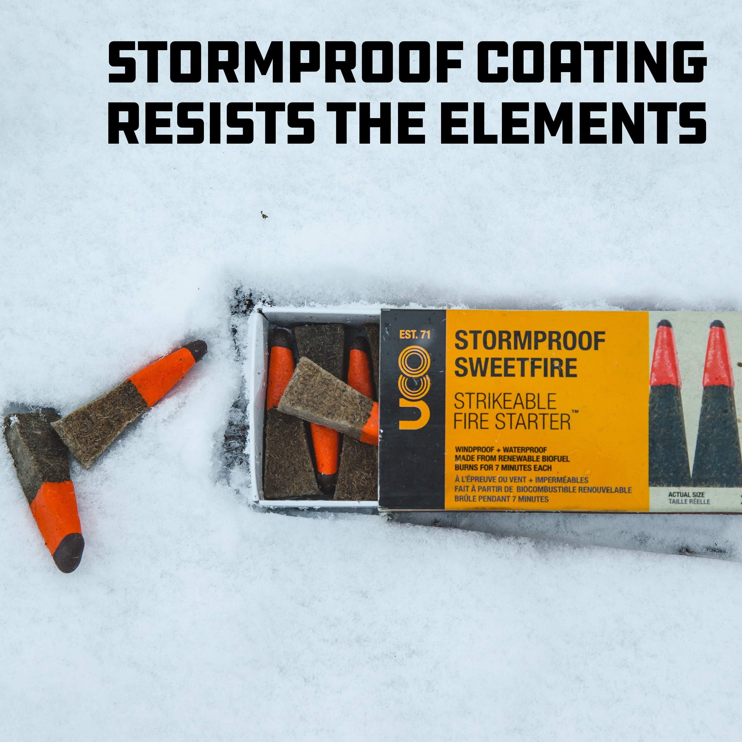 Uco Stormproof Sweetfire Strikeable Firestarters Pk20