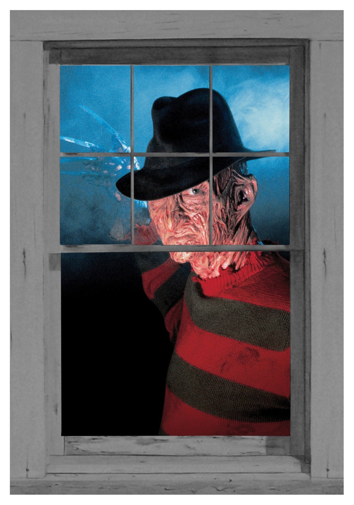 Wowindow Posters Freddys Ready Nightmare On Elm Street Halloween Window Decoration 345X60 Backlit Poster, Pkg Of 1