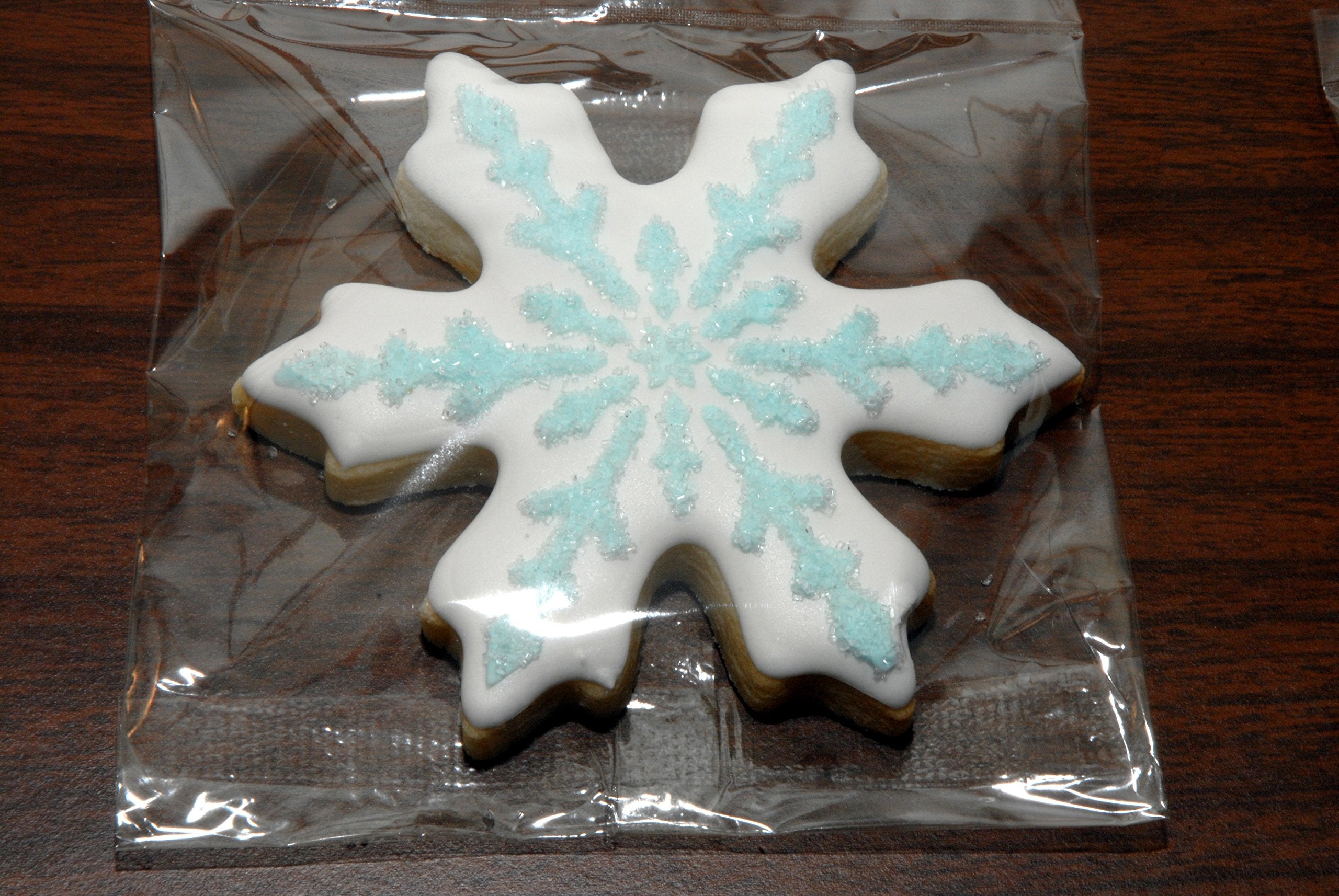 Designer Stencils Snowflake Cake Stencil, Beige/Semi-Transparent