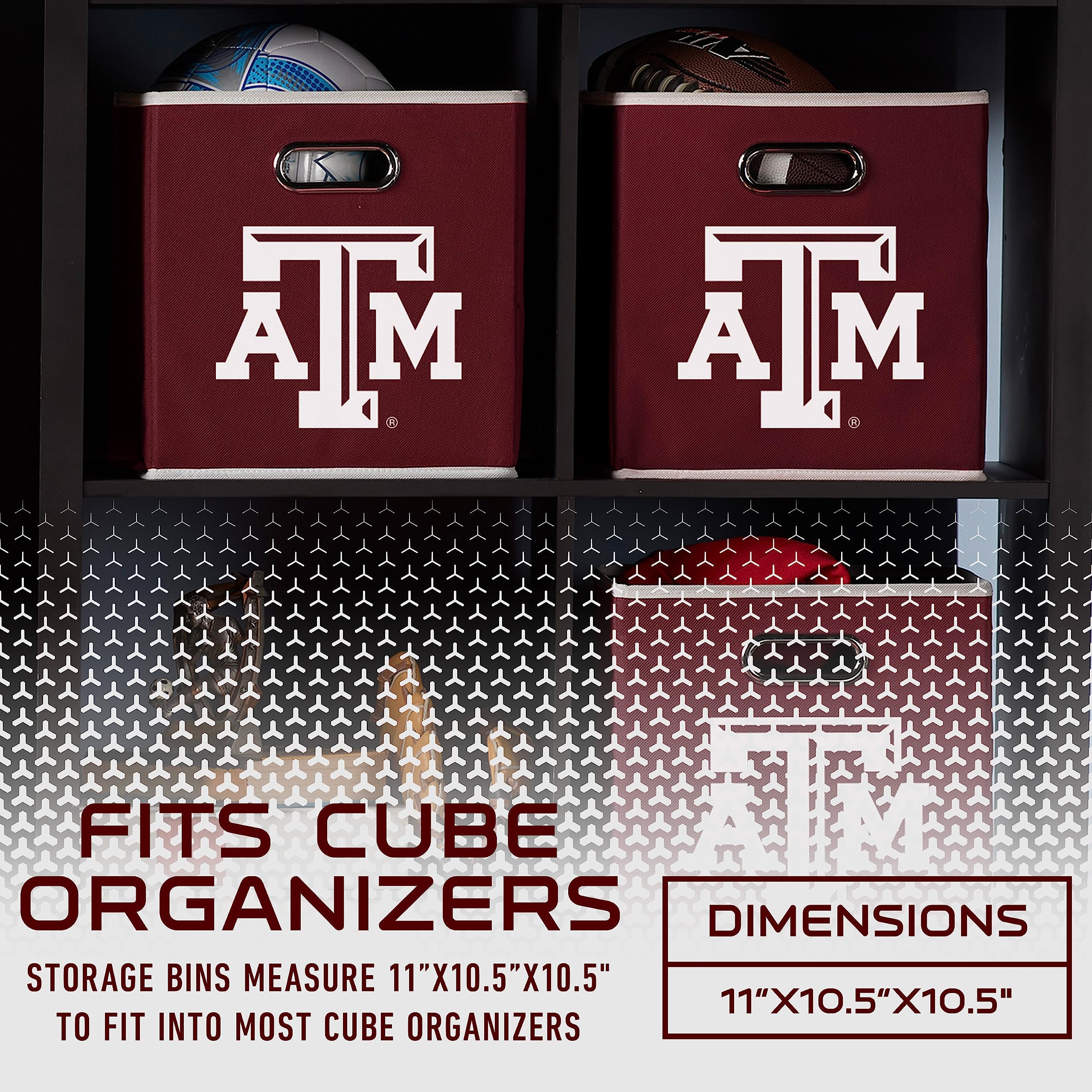 Franklin Sports Unisex Franklin Sports Ncaa Texas A M Aggies Storage Bin, Team Specific, One Size Us