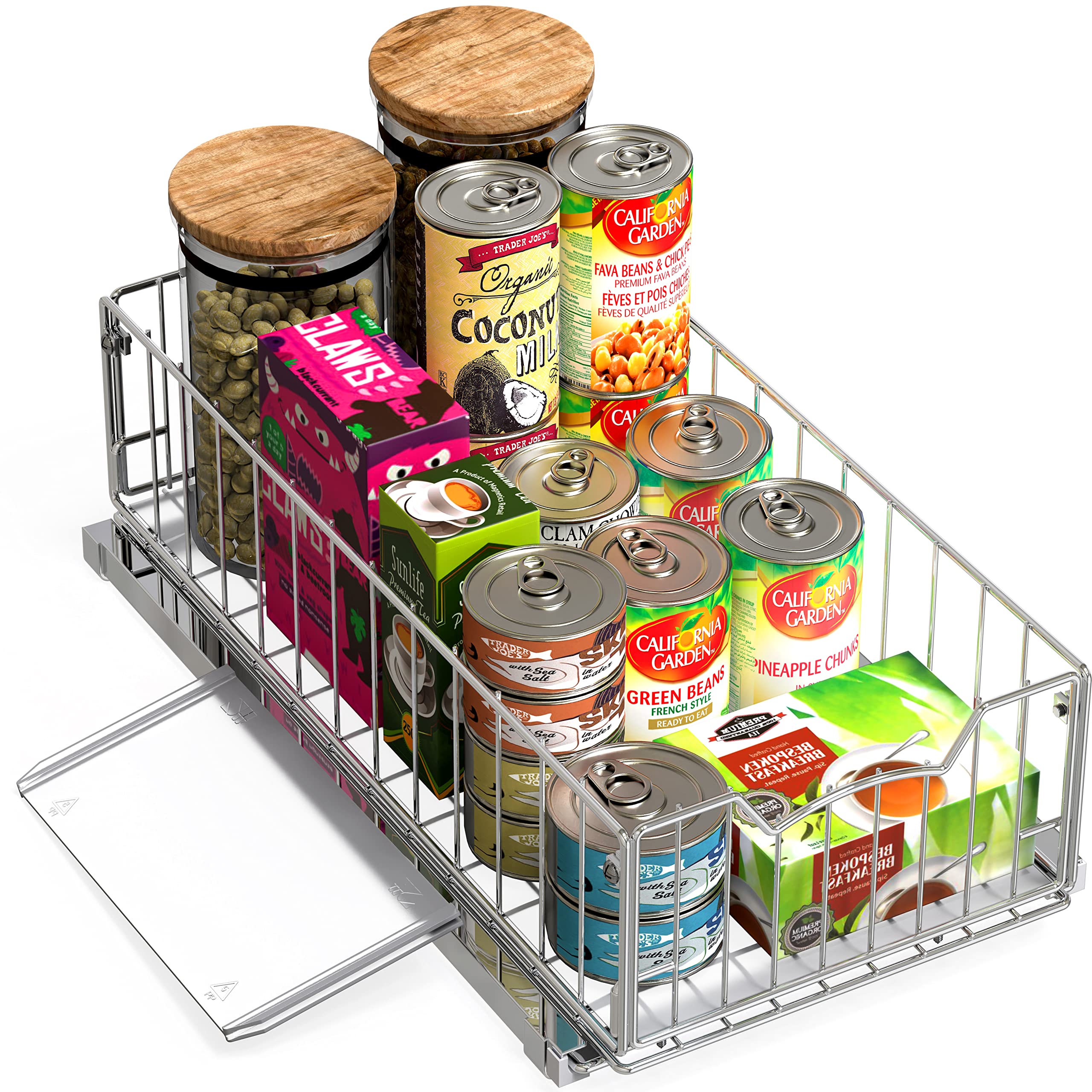Simple Houseware Pull Out Cabinet Sliding Basket