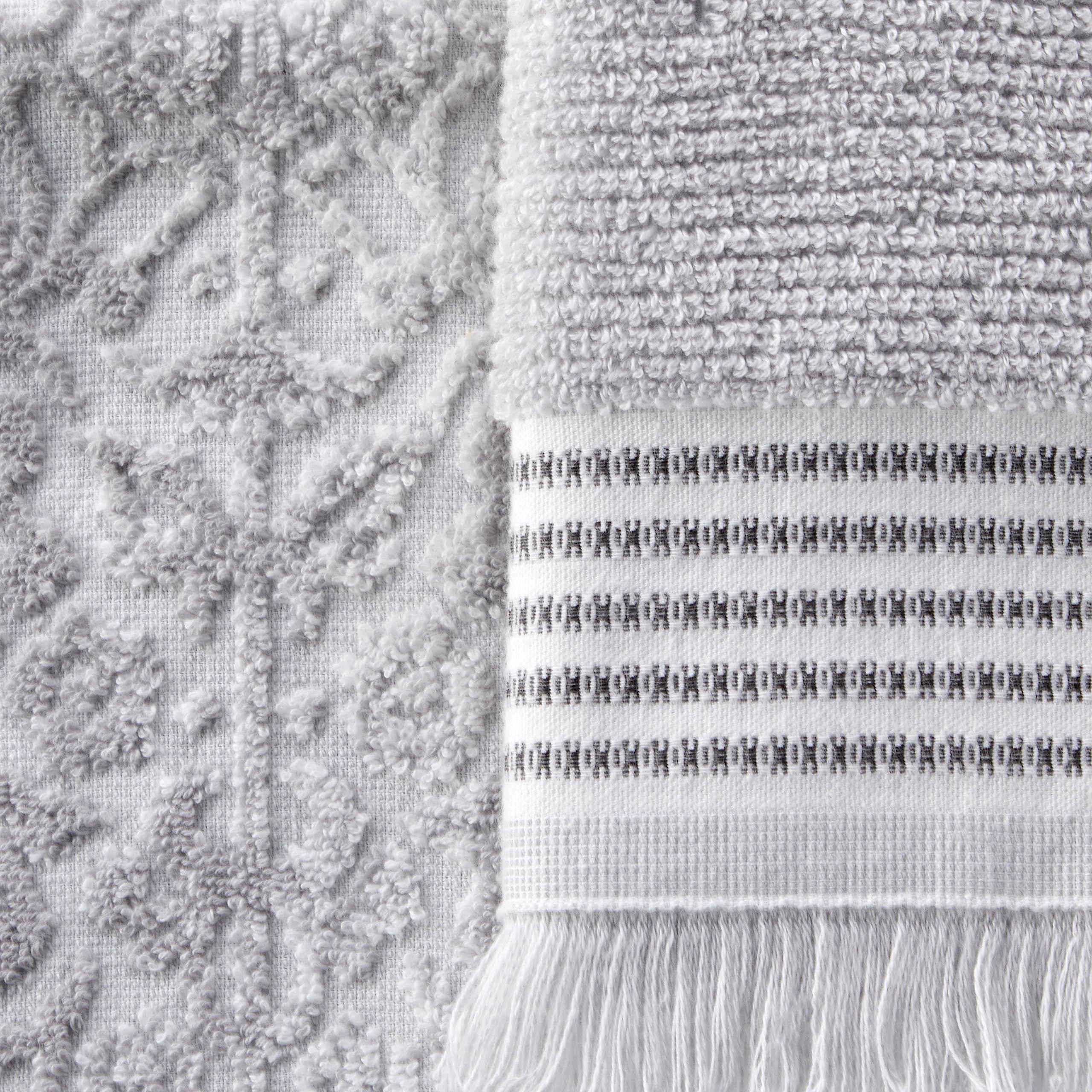 SKL Home Lincoln Park Hand Towel Gift Set  Gray  2 Count