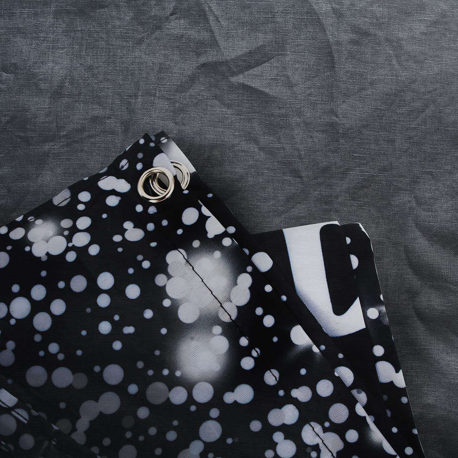 Hamigar 6X4Ft Happy 40Th Birthday Banner Backdrop - 40 Years Old Birthday Decorations Party Supplies For Women Men - Black Silve