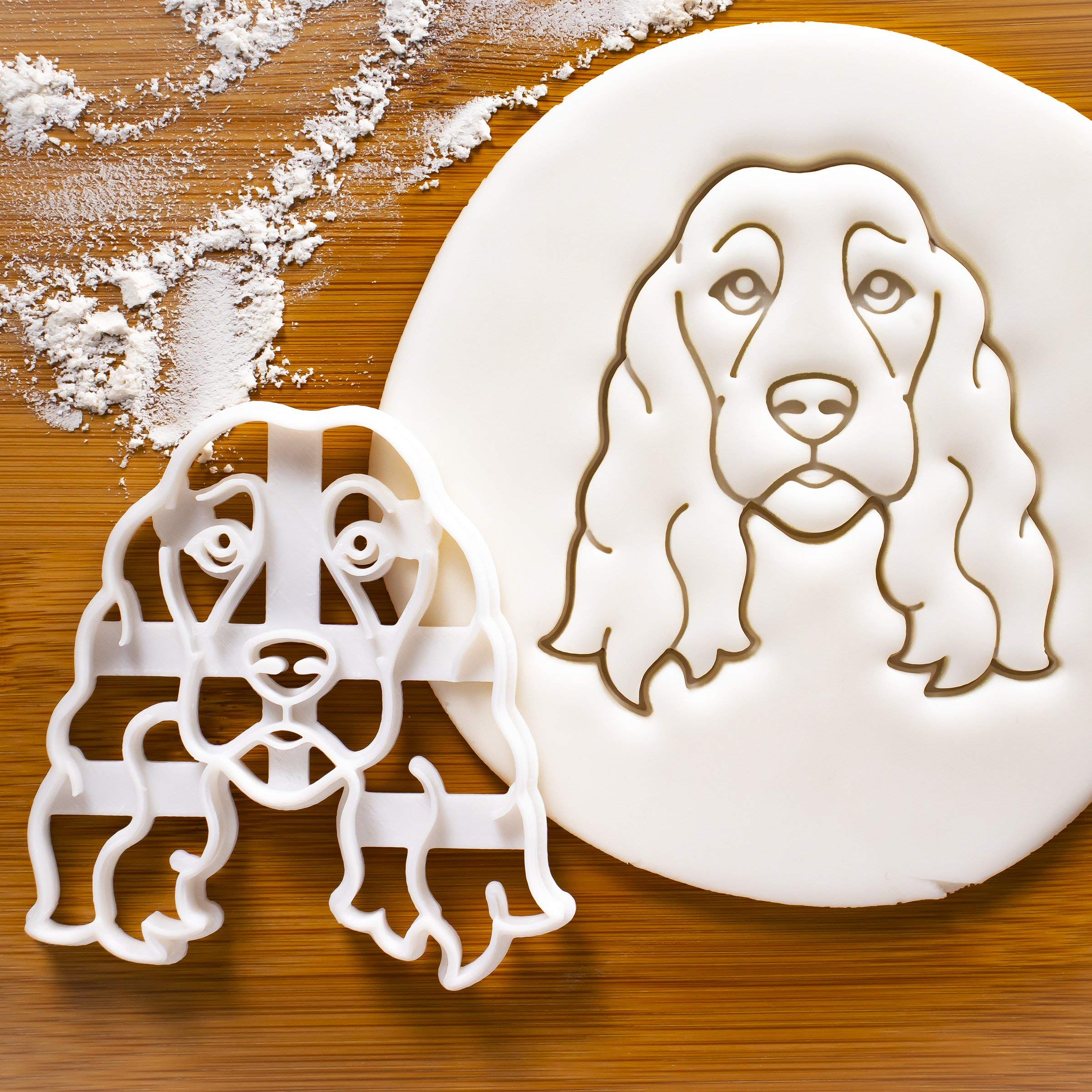 Show Cocker Spaniel Face Cookie Cutter, 1 Piece - Bakerlogy