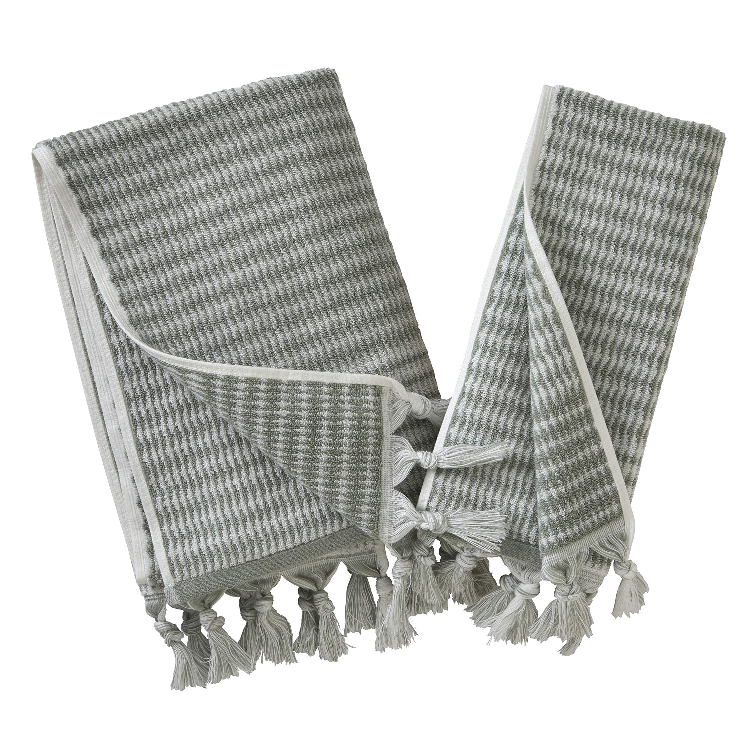 Skl Home Longborough Hand Towel (2-Pack), Sage