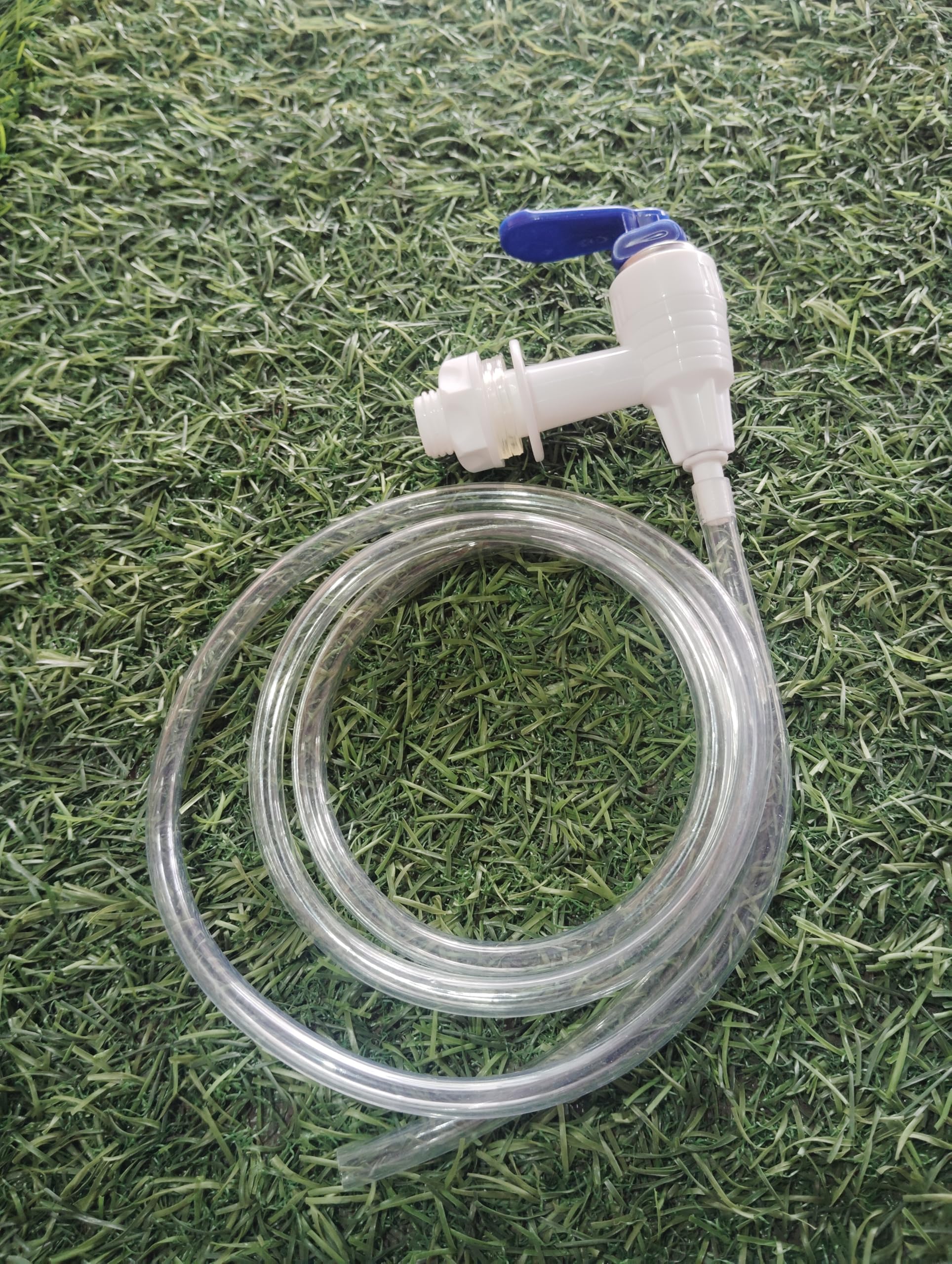Modkita FoodGrade Silicone Flexible Tube With Tap, Compatible With Kent/Grand Aqua/Swift Water Purifiers, SemiTransparent Visu