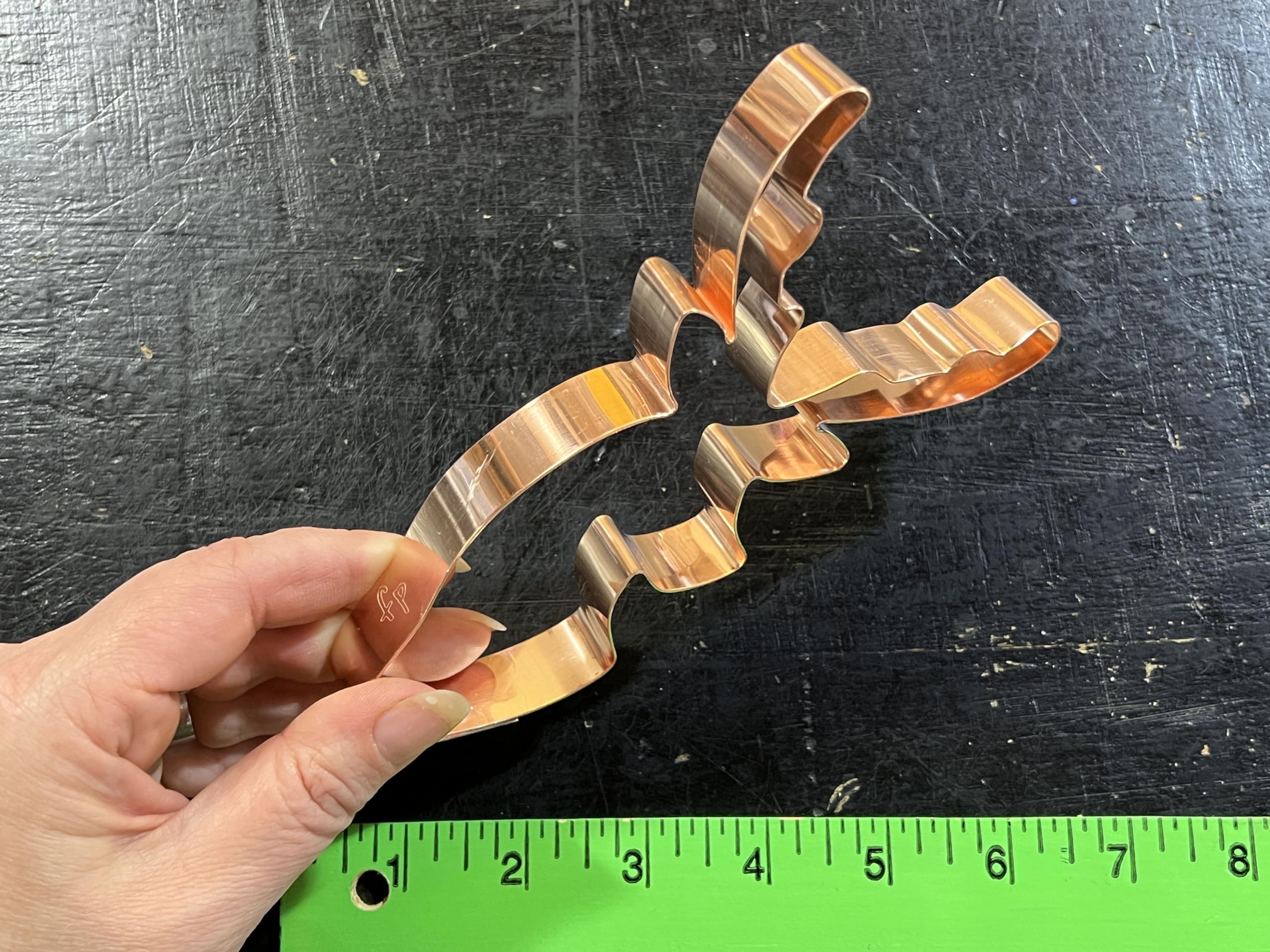 Large Deer Hunters Trophy Buck Cookie Cutter 6 X 4 Inches - Handcrafted Copper Cookie Cutter By The Fussy Pup