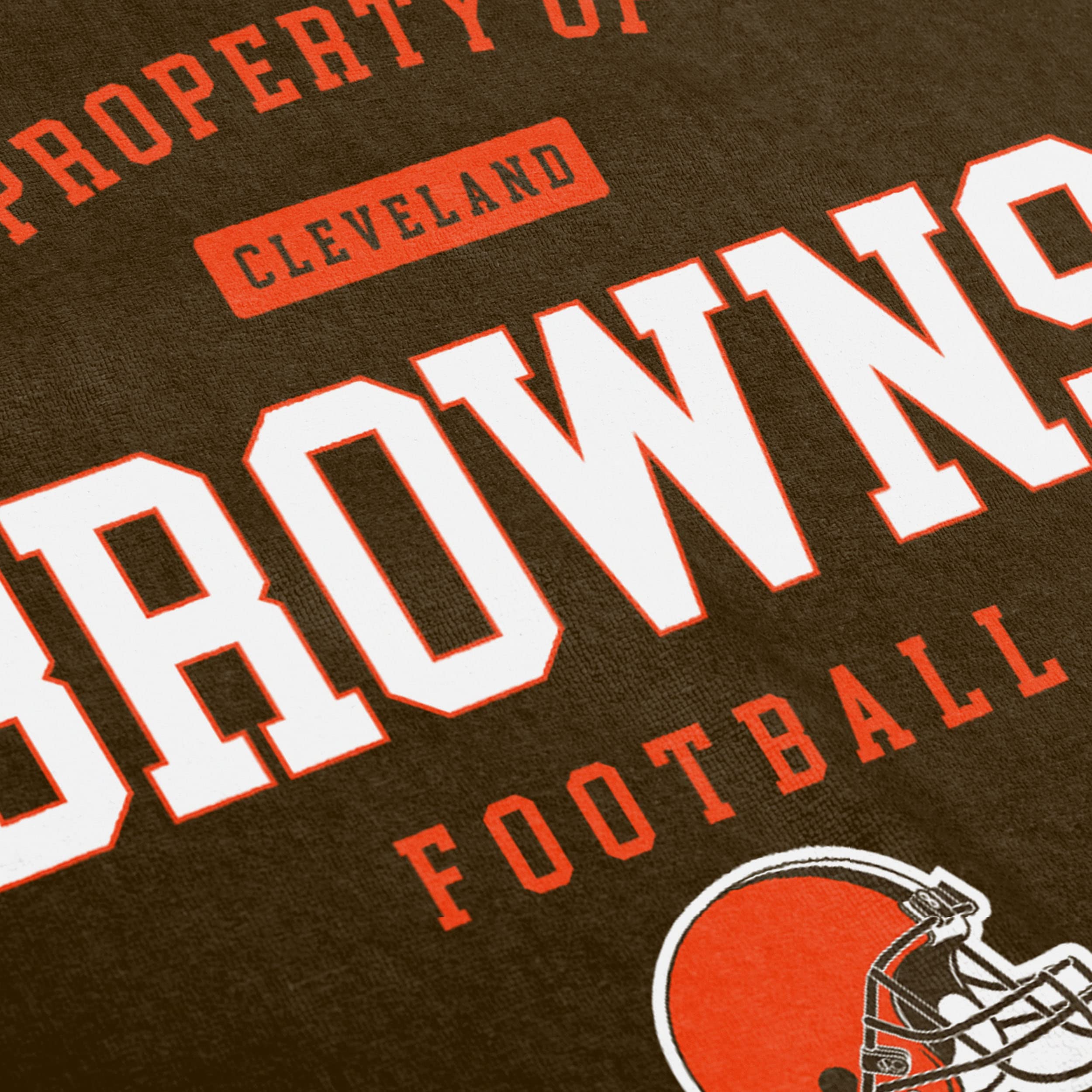 Foco Cleveland Browns Nfl Property Of Beach Towel