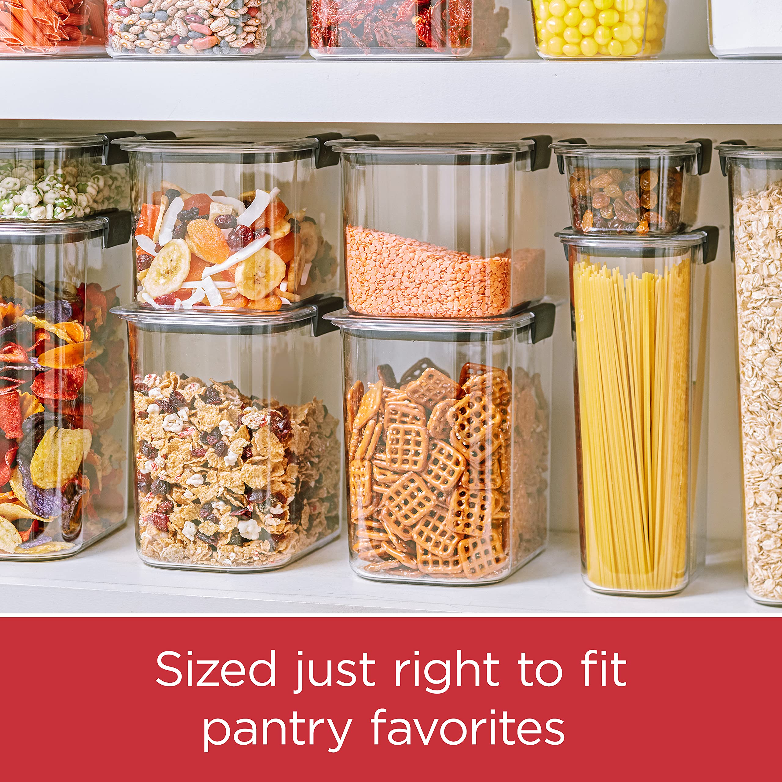 Rubbermaid Brilliance Airtight Food Storage Container, 7.8 Cup, BPA-Free, Gray, Leak-Proof, Dishwasher-Safe, Model 1994225