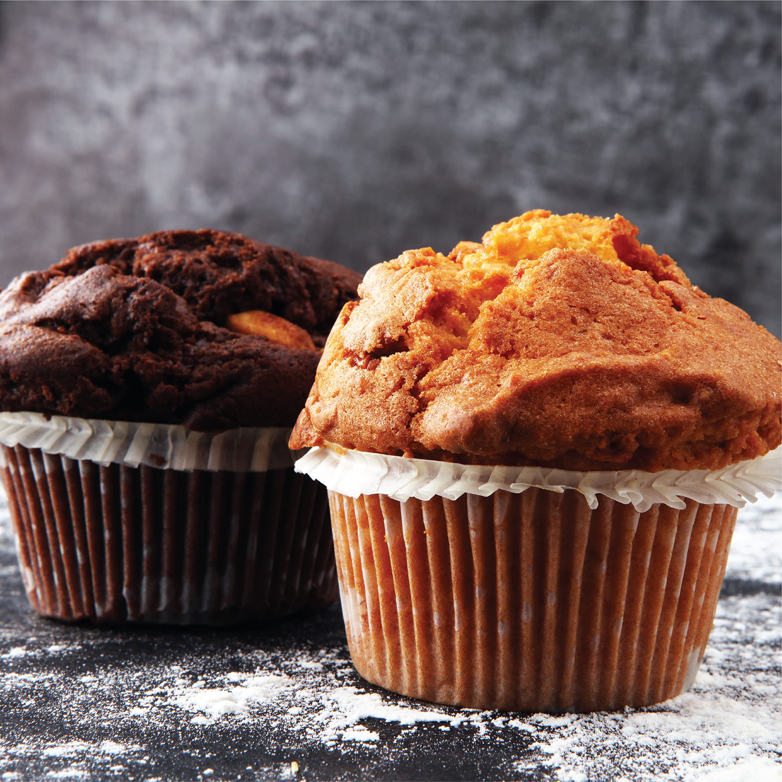 Baker'S Secret 12Cup Muffin Pan Cupcake Nonstick Pan - Aluminized Steel Pan Muffins Cupcakes 2 Layers Non Stick Coating Easy Rel