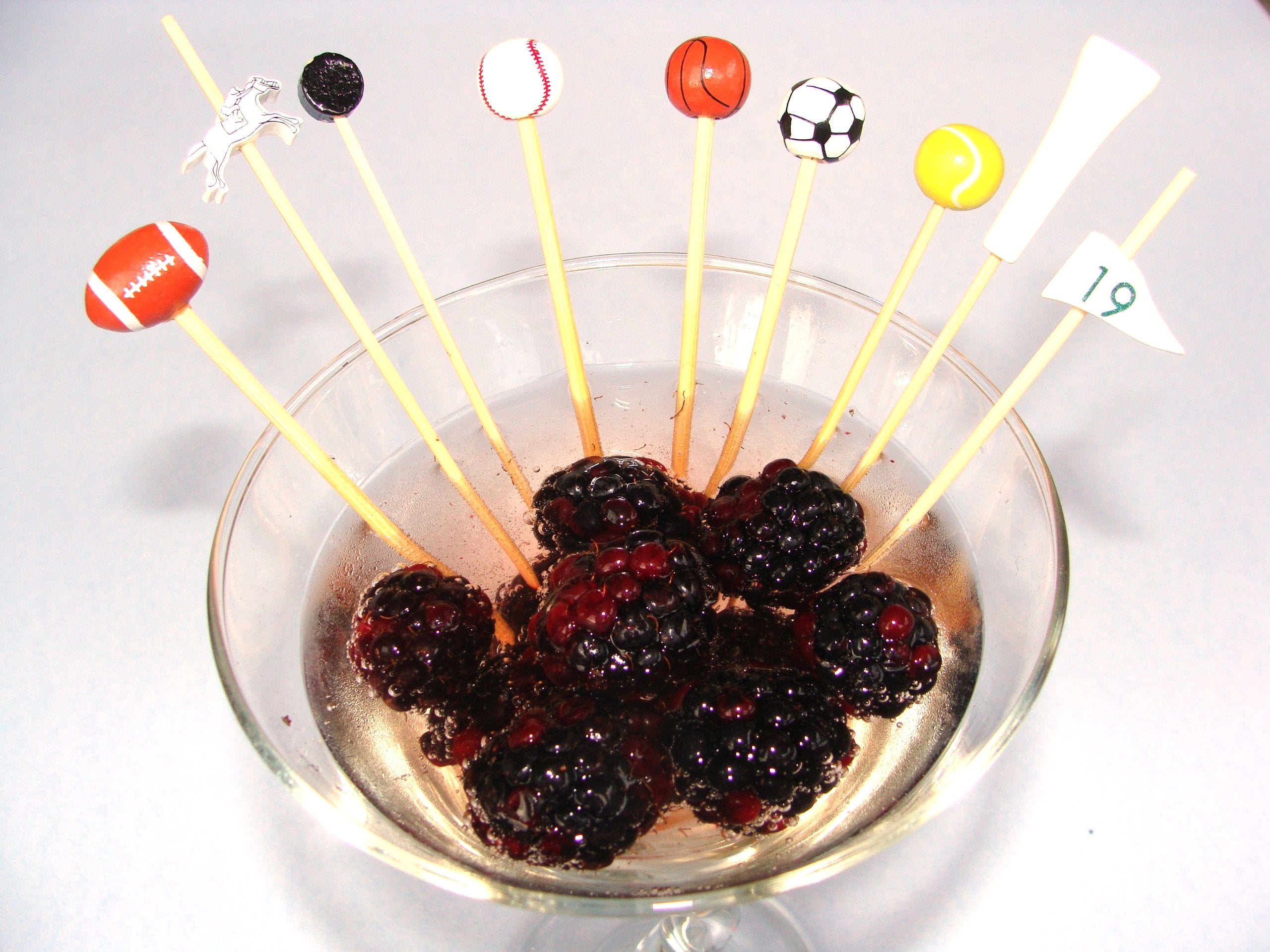 Tennis Party Appetizer Toothpicks/Swizzle Sticks - 4 3/4'' - 100Ct