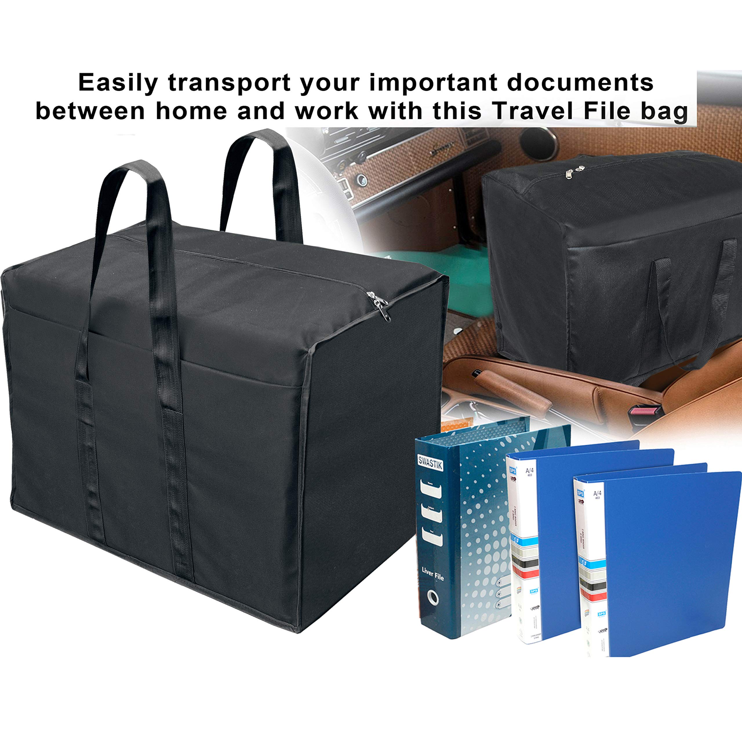 Storite 10 Pack Nylon 85 L Moisture Proof Multi-Purpose Underbed Storage Bag/Clothing Storage Organiser/Toy Storage/Stationery P