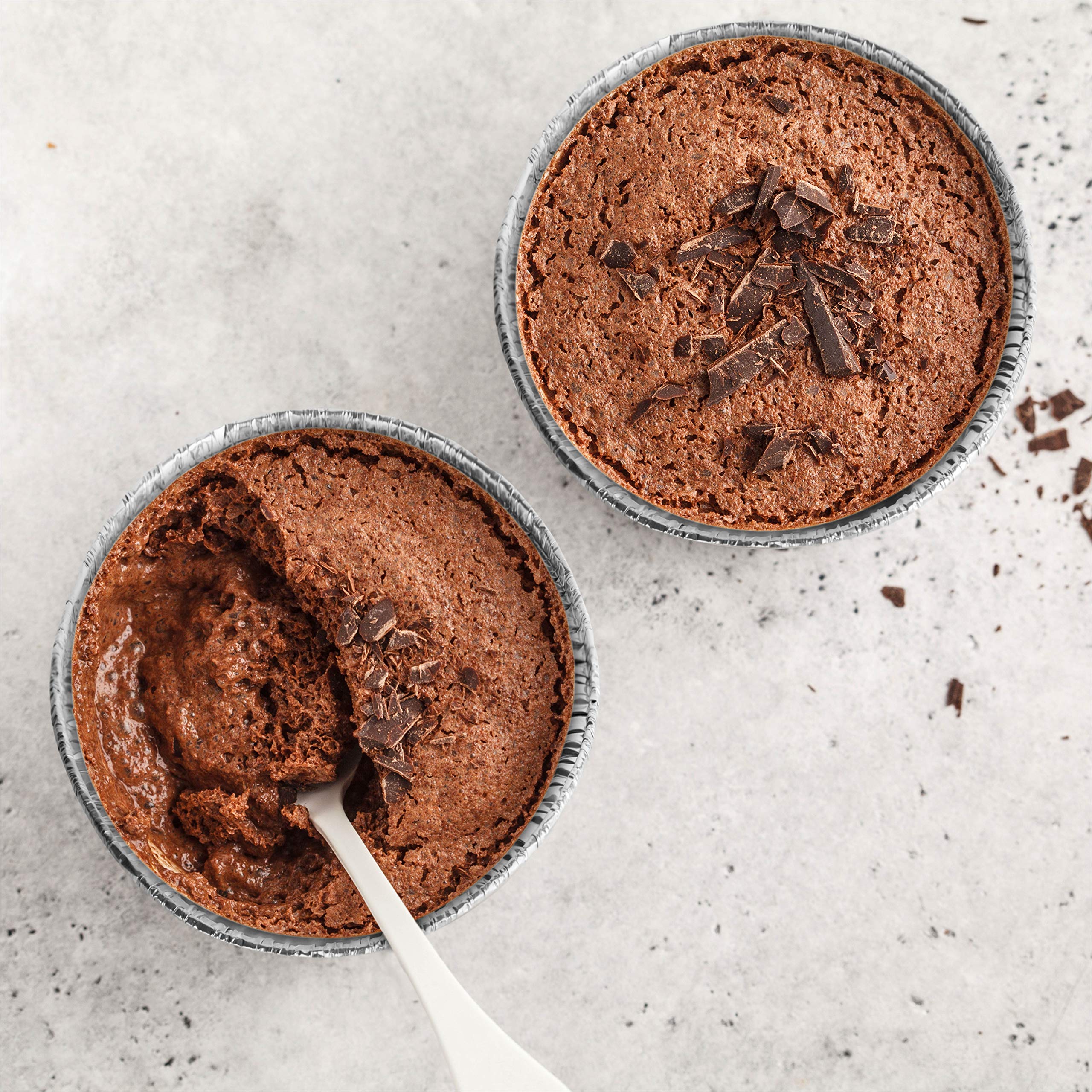 Plasticpro Aluminum Foil Muffin Pans Reusable And Disposable, Holds 6 Cupcakes / Muffin & Pie Foil Pan Pack Of 50