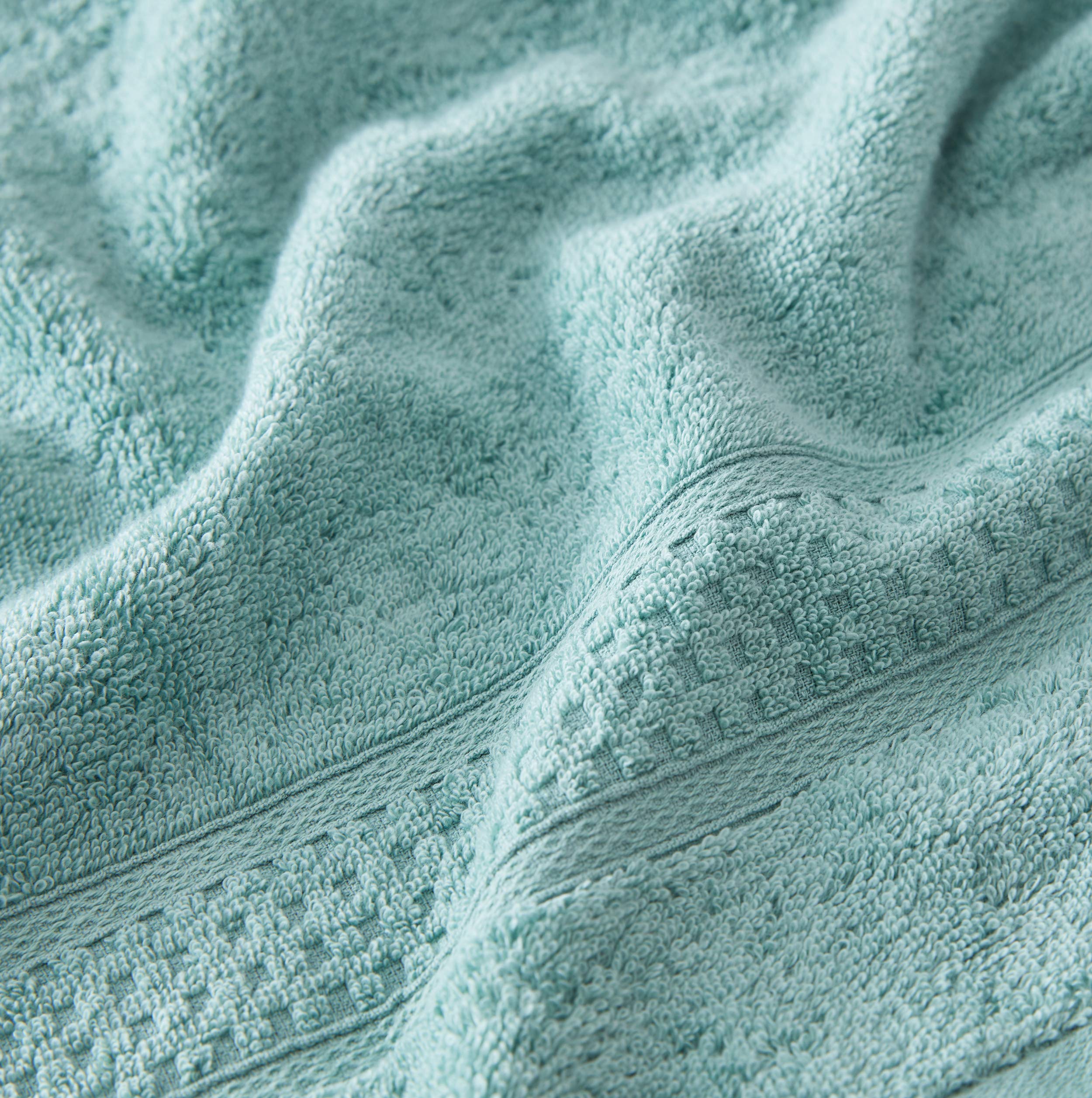 Nautica - 6 Piece Bath Towels  Absorbent & Fade Resistant Cotton Towel Set  Fashionable Bathroom Decor (Oceane Turquoise  6 Piece)
