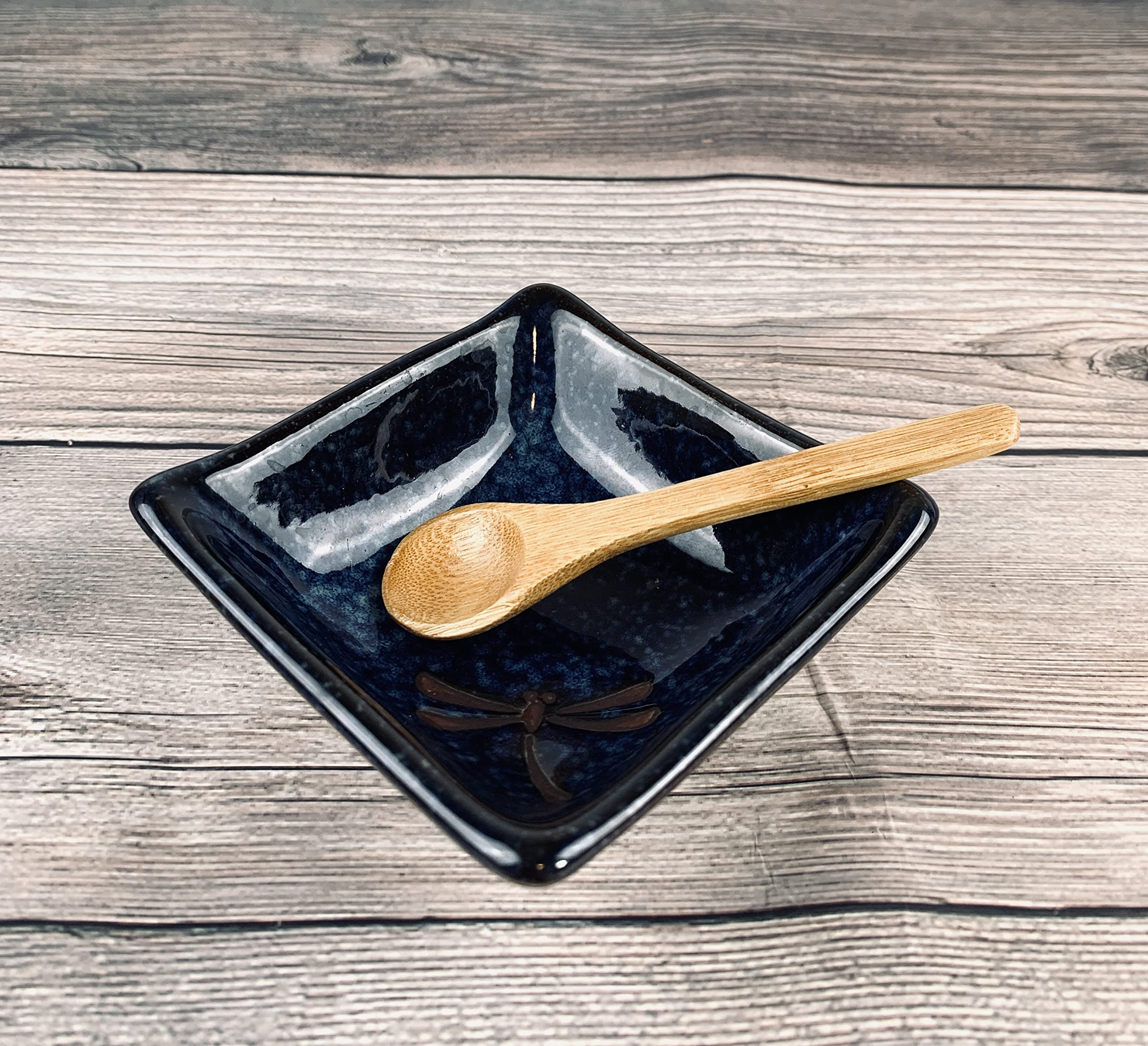 Japanbargain 3700, Matcha Scoop Small Bamboo Tea Spice Salt Sugar Spoons 4 Inch, Pack Of 10