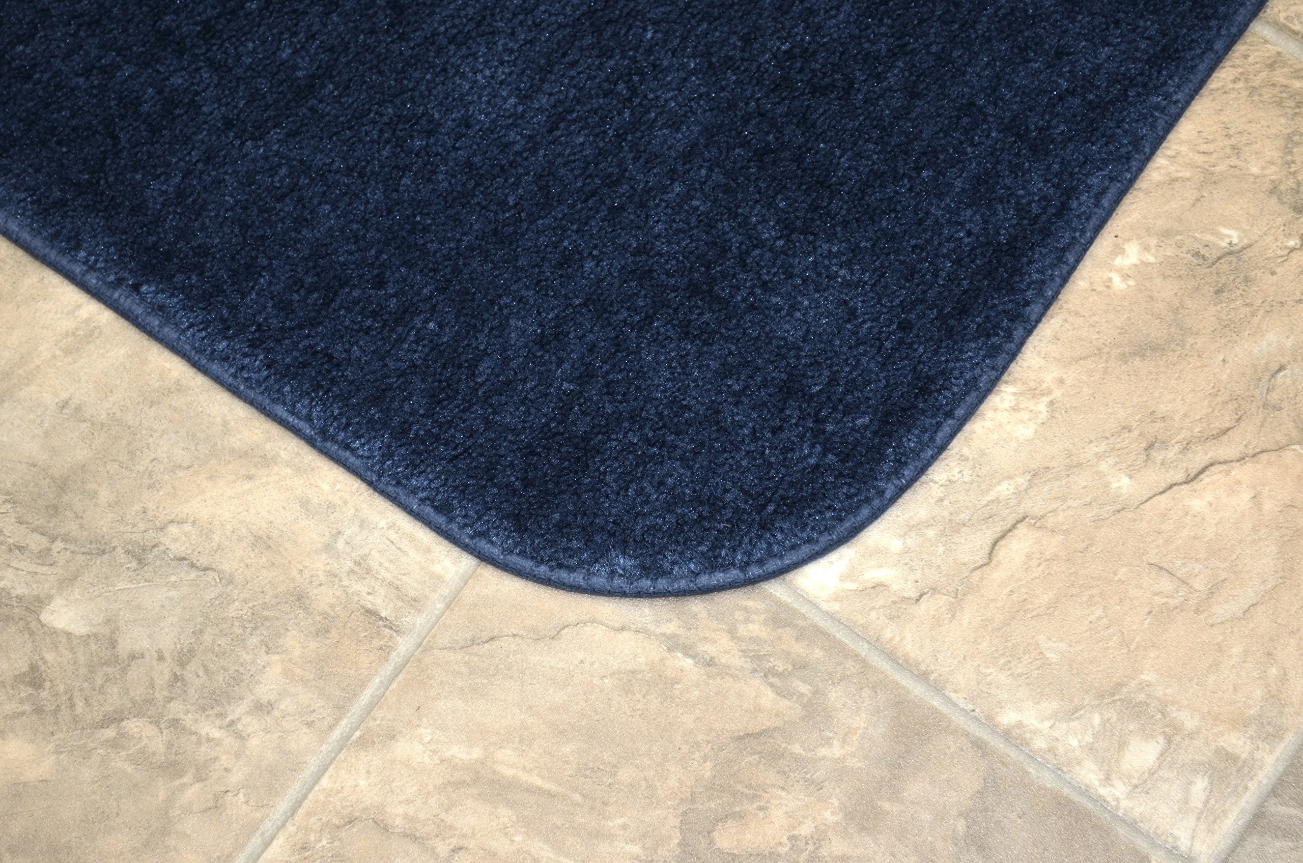 Garland Rug Traditional Bath Rug, 24-Inch By 40-Inch, Navy