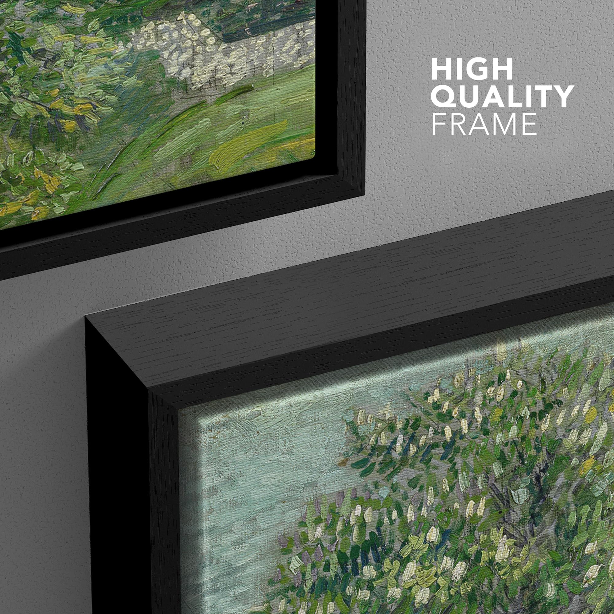 Wall26 Framed Canvas Print Wall Art Horse Chestnut Tree In Blossom By Vincent Van Gogh Nature Wilderness Illustrations Decorativ