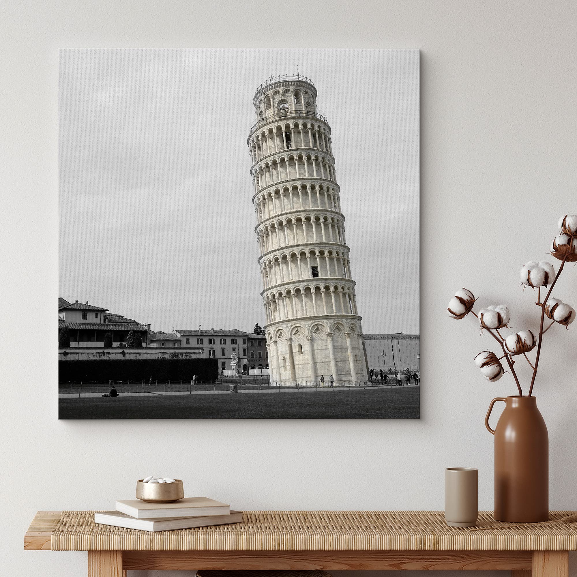 Wall26 Canvas Print Wall Art Pop Of Color Leaning Tower Of Pisa Architecture & Maps Cities Photography Realism Chic Scenic Relax