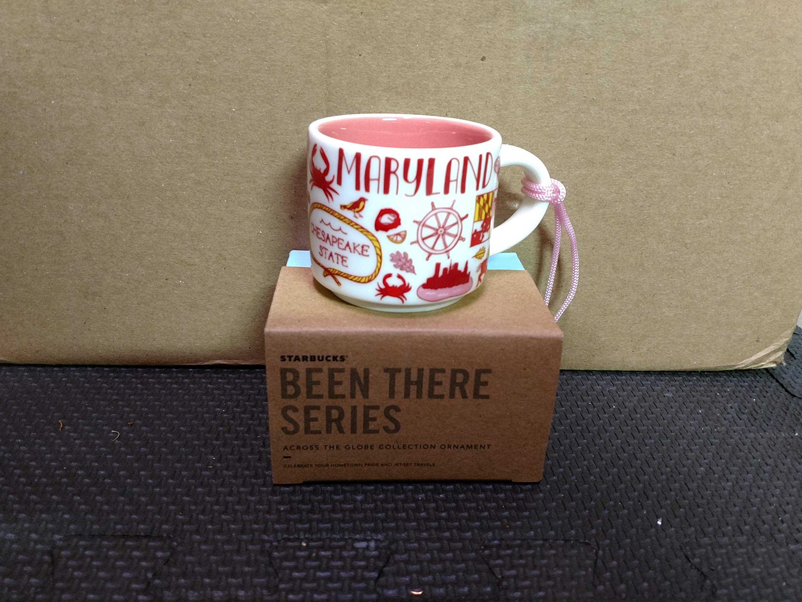 Starbucks Maryland Been There Series Ceramic Coffee Mug Demitasse Ornament 2 Oz