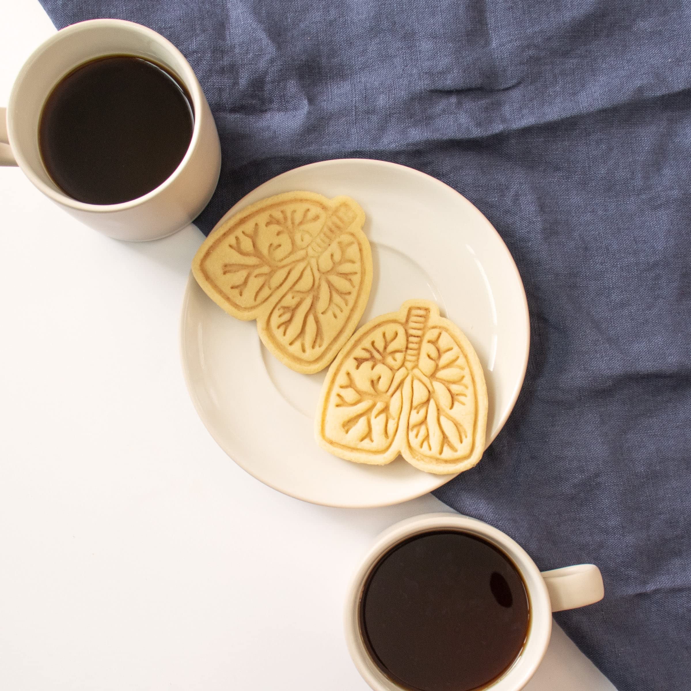 Anatomical Lungs Cookie Cutter, 1 Piece - Bakerlogy