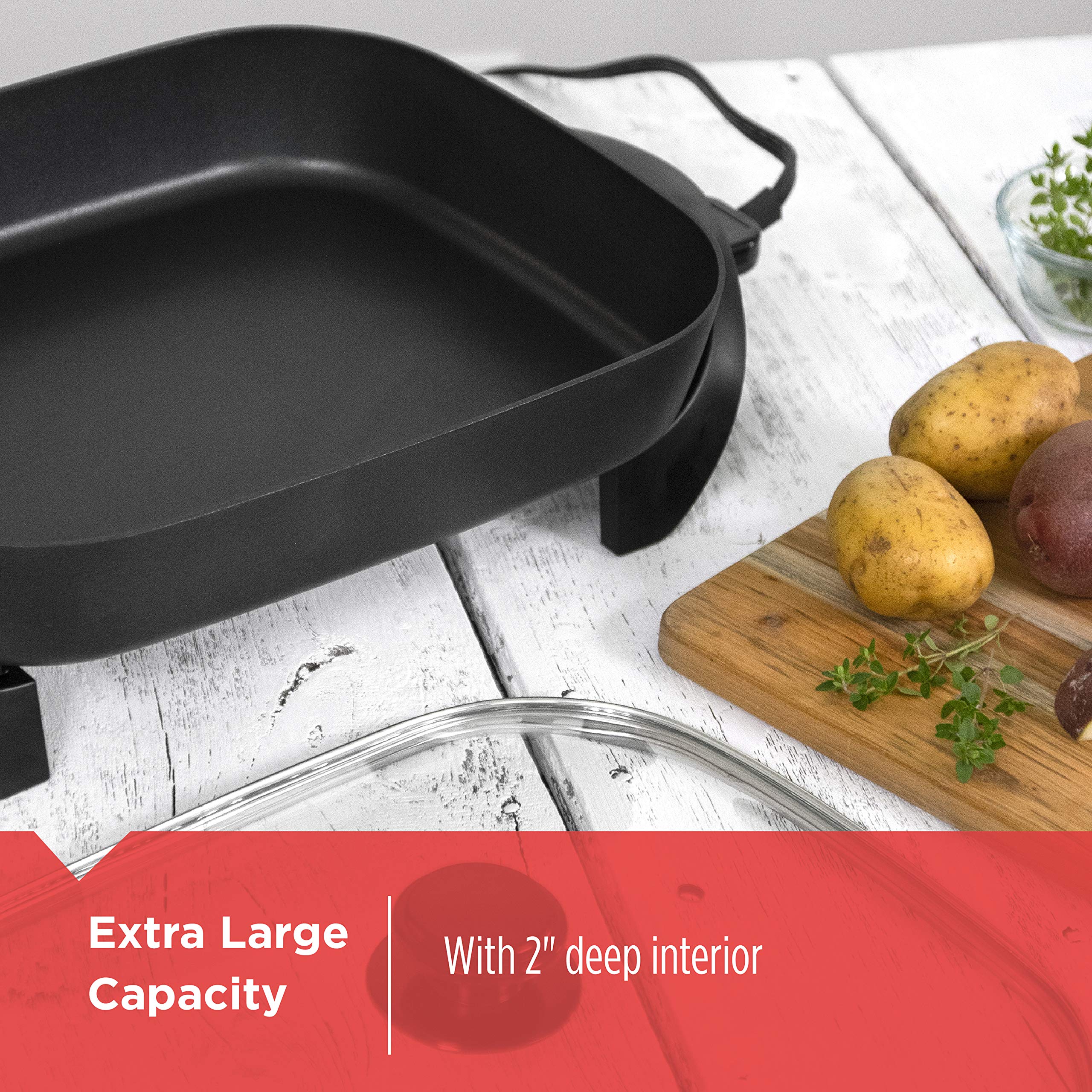 Black & Decker SK1215BC Family Sized Electric Skillet  Black