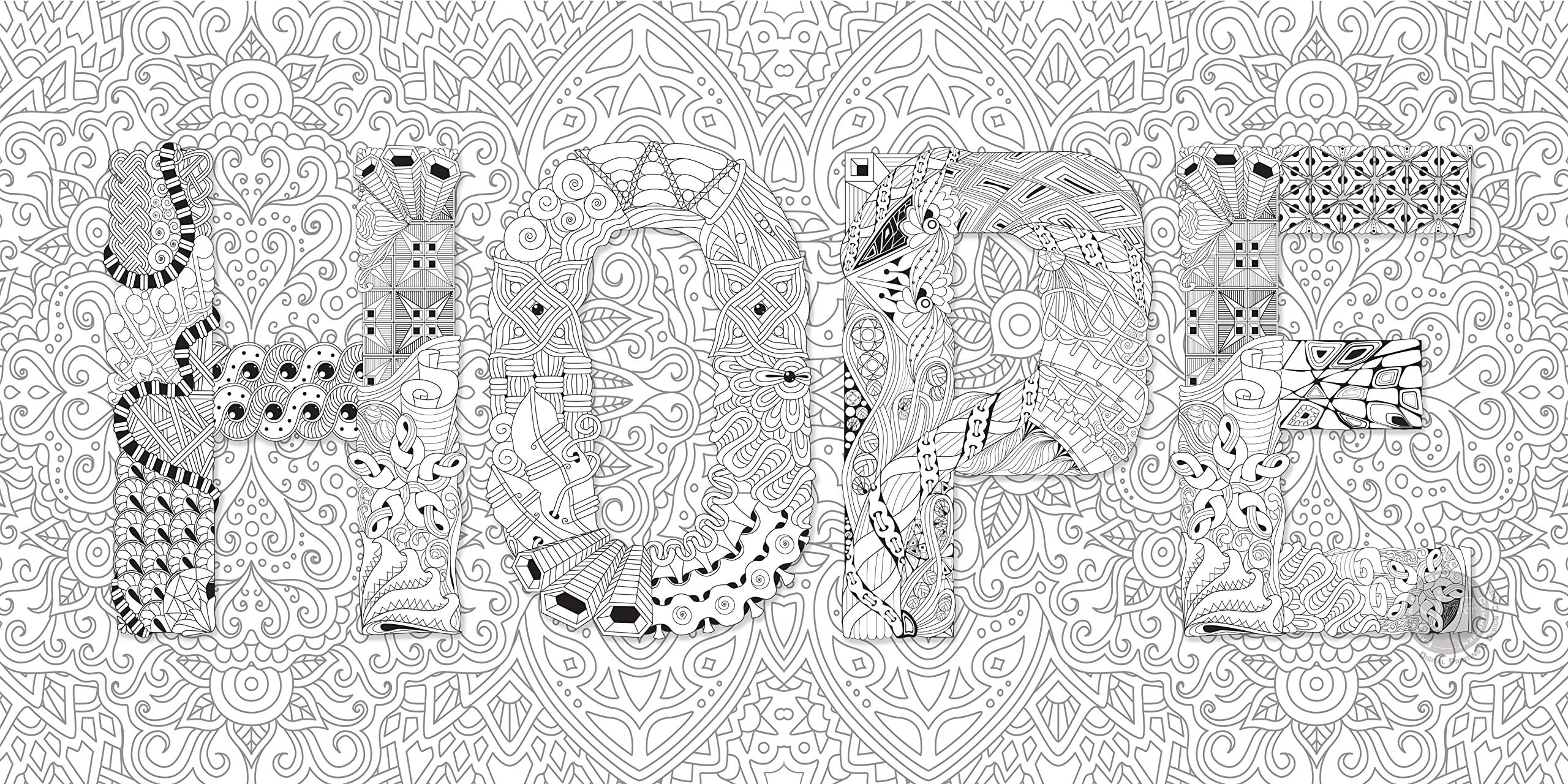 Giant Coloring Poster for Kids and Adults - Creative Fun for Classrooms  Care Facilities  Schools  Groups and Families (Hope  24 in x 48 in)