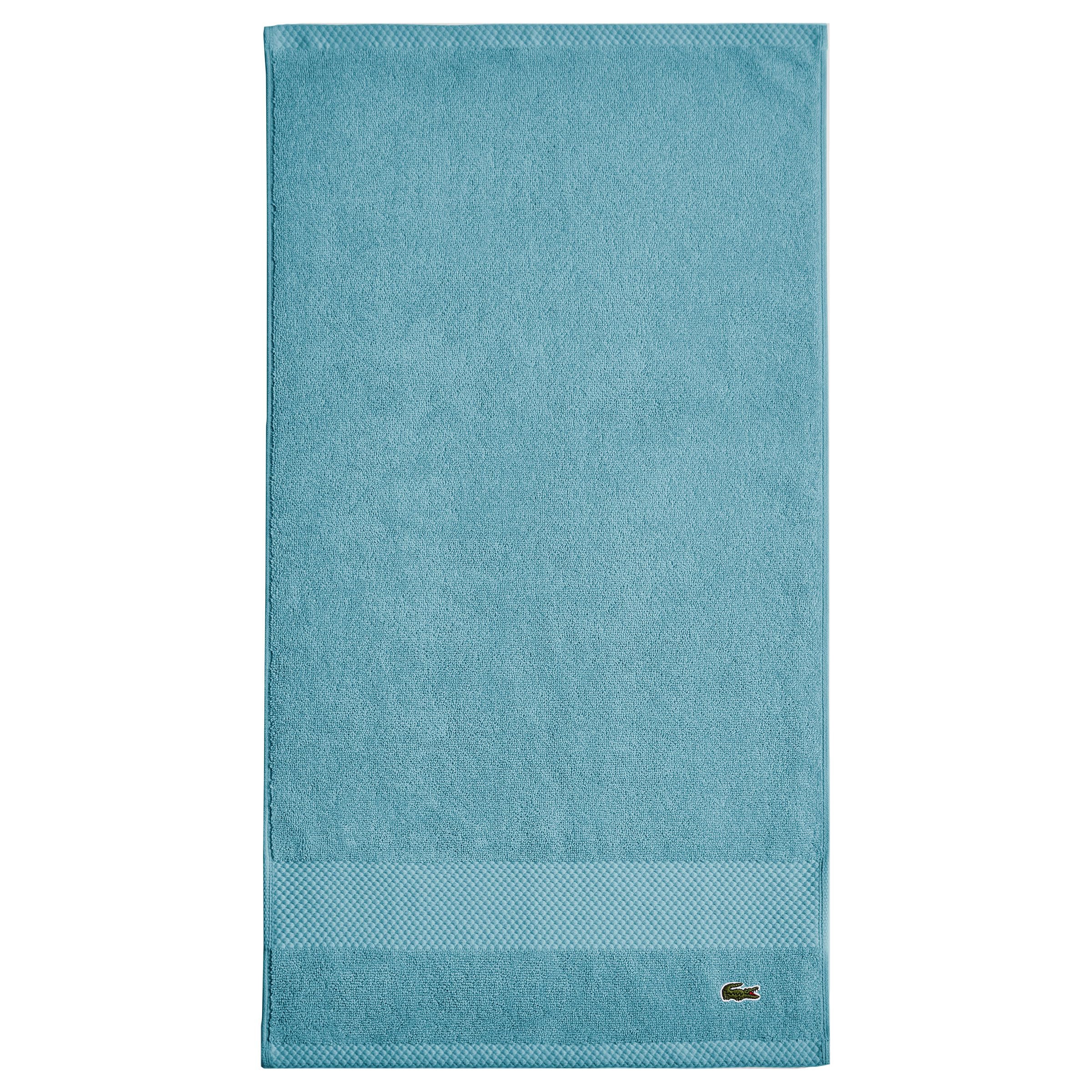 Lacoste Heritage Supima Cotton Hand Towel, Celestial, 16'' X 30''