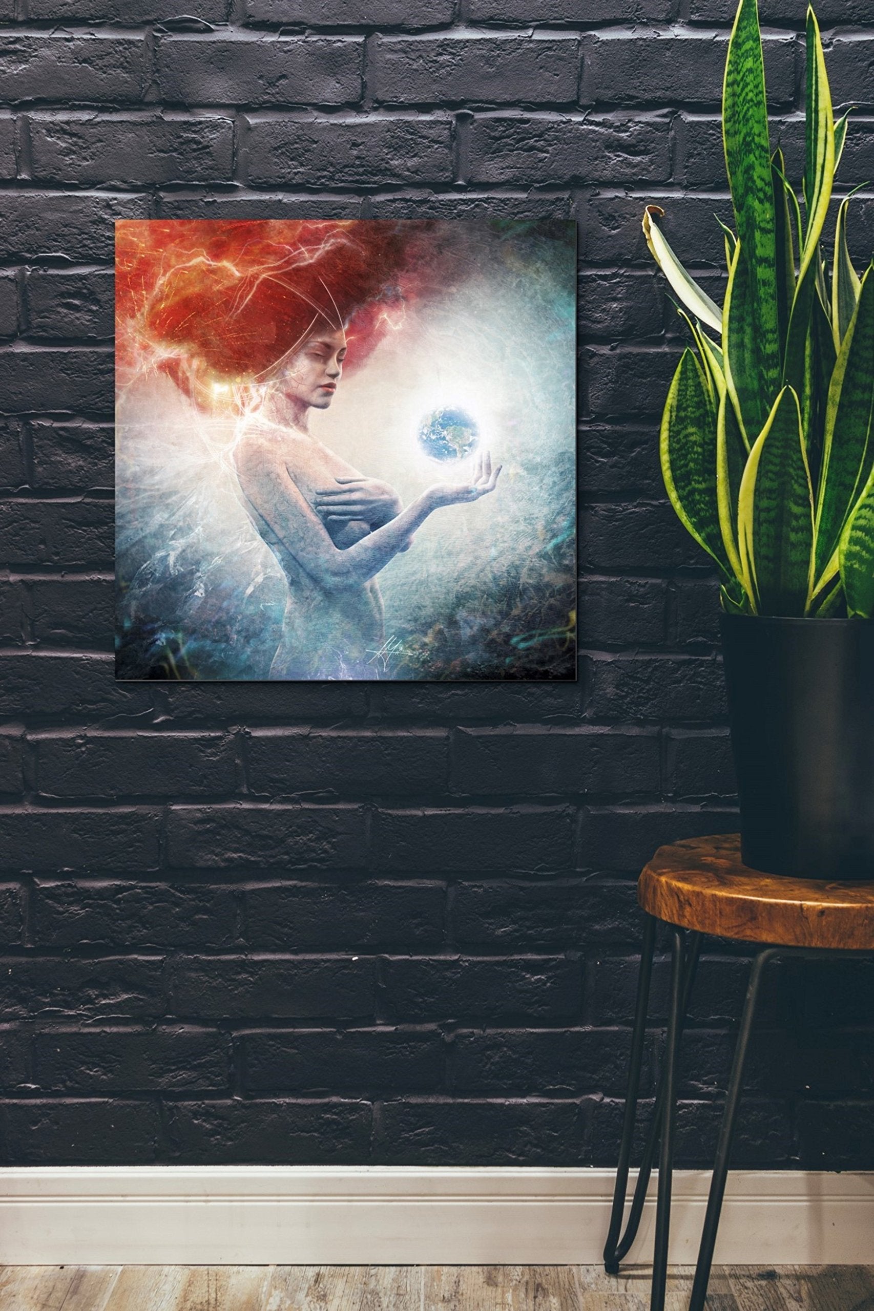 Cortesi Home 'Living Frequencies' By Mario Sanchez Nevado, Canvas Wall Art, 26''X26''